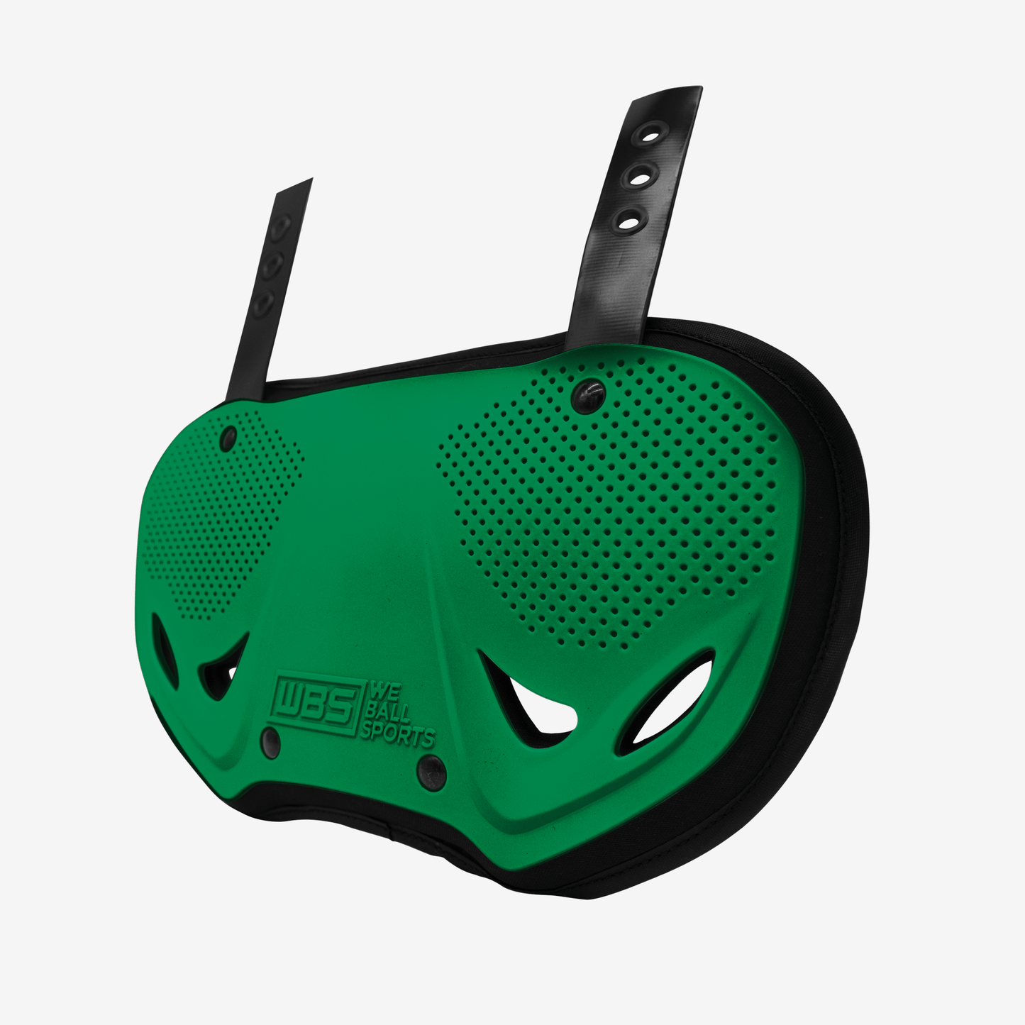 WE BALL SPORTS FOOTBALL BACK PLATE (CHROME GREEN) - We Ball Sports