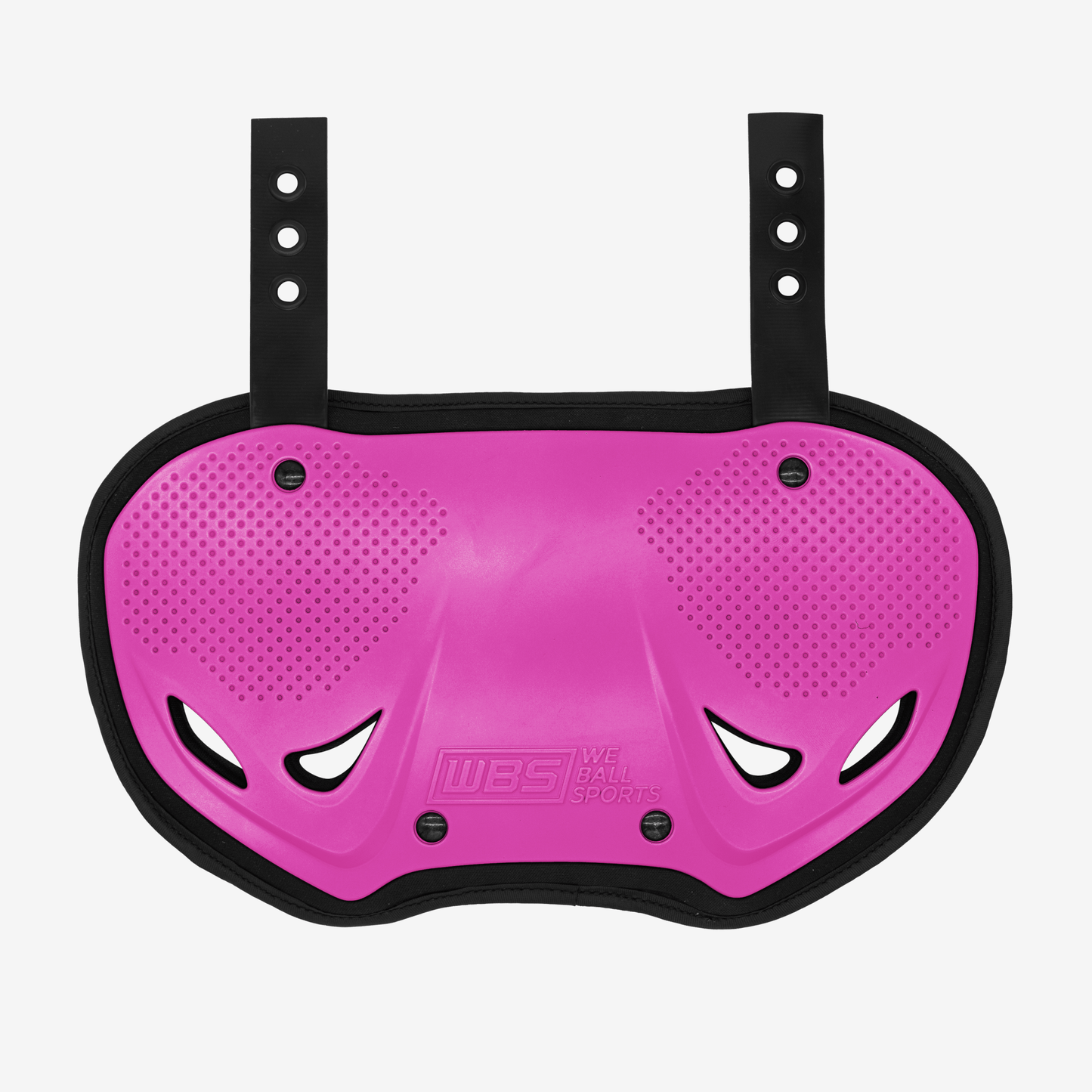 WE BALL SPORTS FOOTBALL BACK PLATE (CHROME PINK) - We Ball Sports