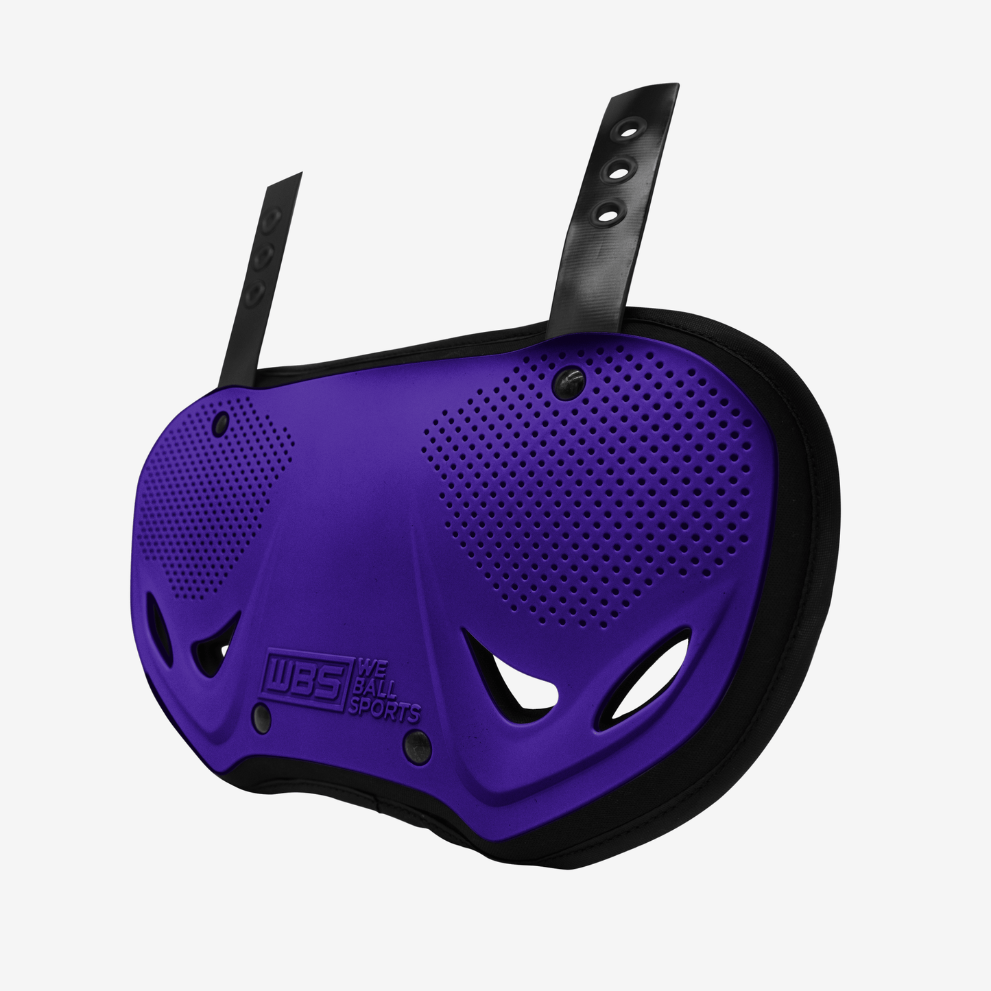 WE BALL SPORTS FOOTBALL BACK PLATE (CHROME PURPLE) - We Ball Sports