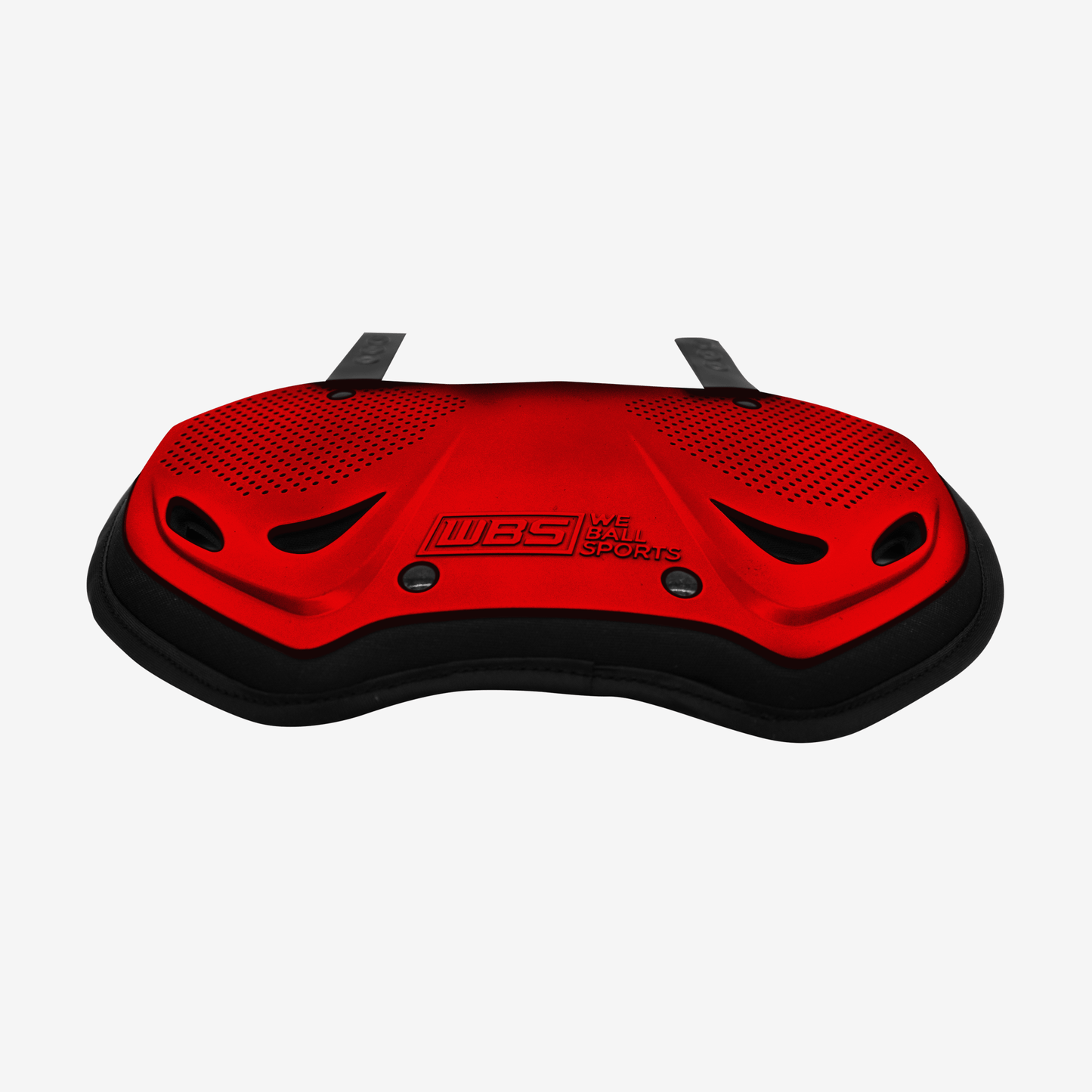 WE BALL SPORTS FOOTBALL BACK PLATE (CHROME RED) - We Ball Sports