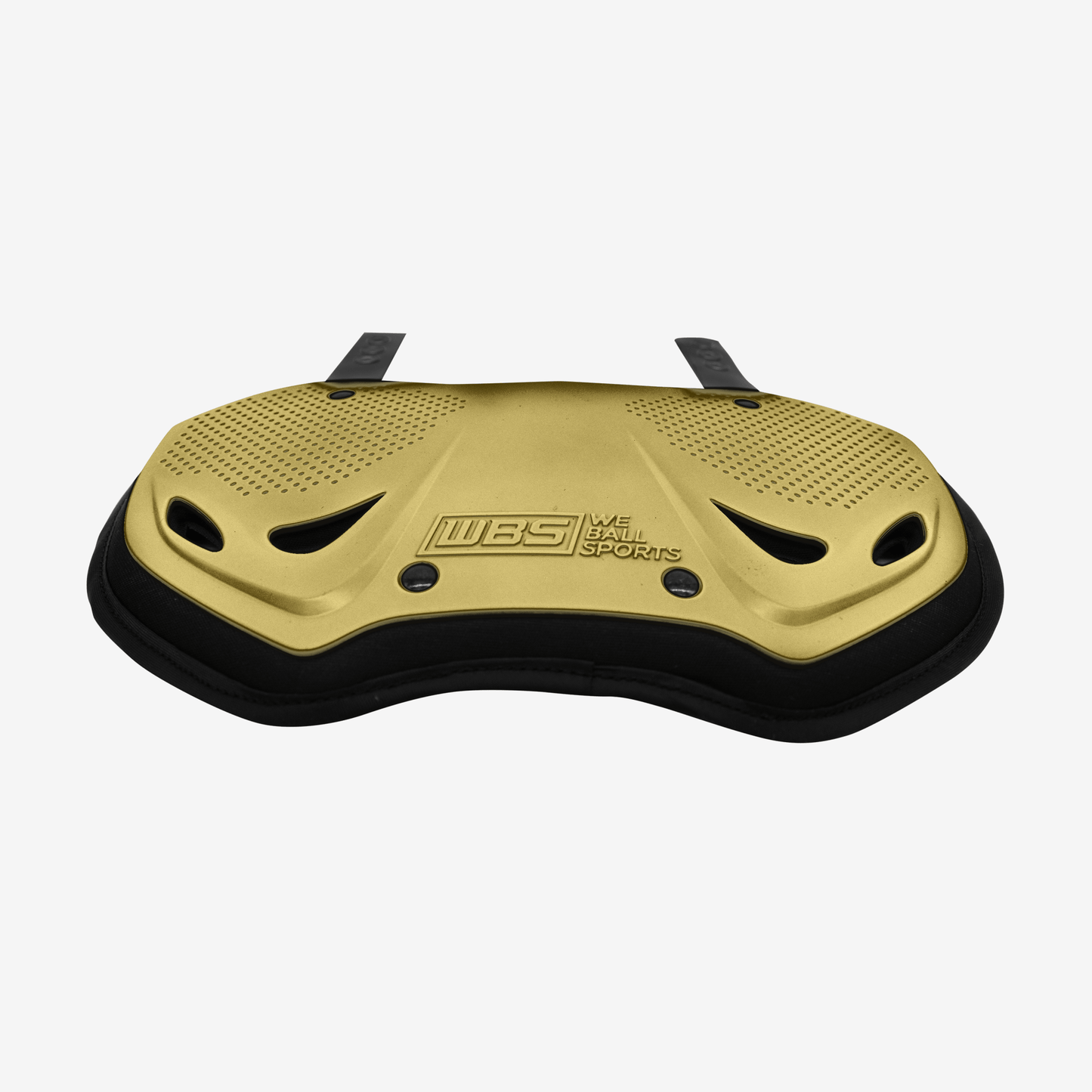 WE BALL SPORTS FOOTBALL BACK PLATE (GOLD) - We Ball Sports