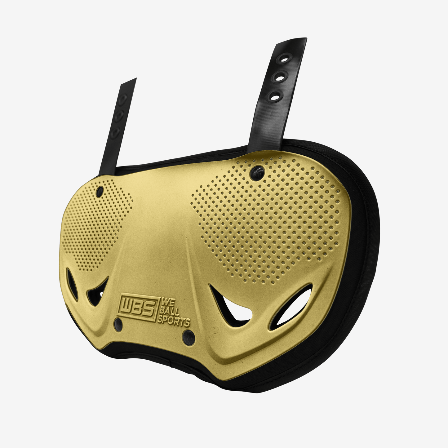 WE BALL SPORTS FOOTBALL BACK PLATE (GOLD) - We Ball Sports