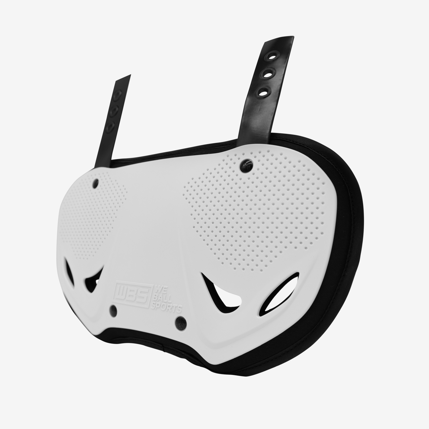 WE BALL SPORTS FOOTBALL BACK PLATE (MATTE WHITE) - We Ball Sports