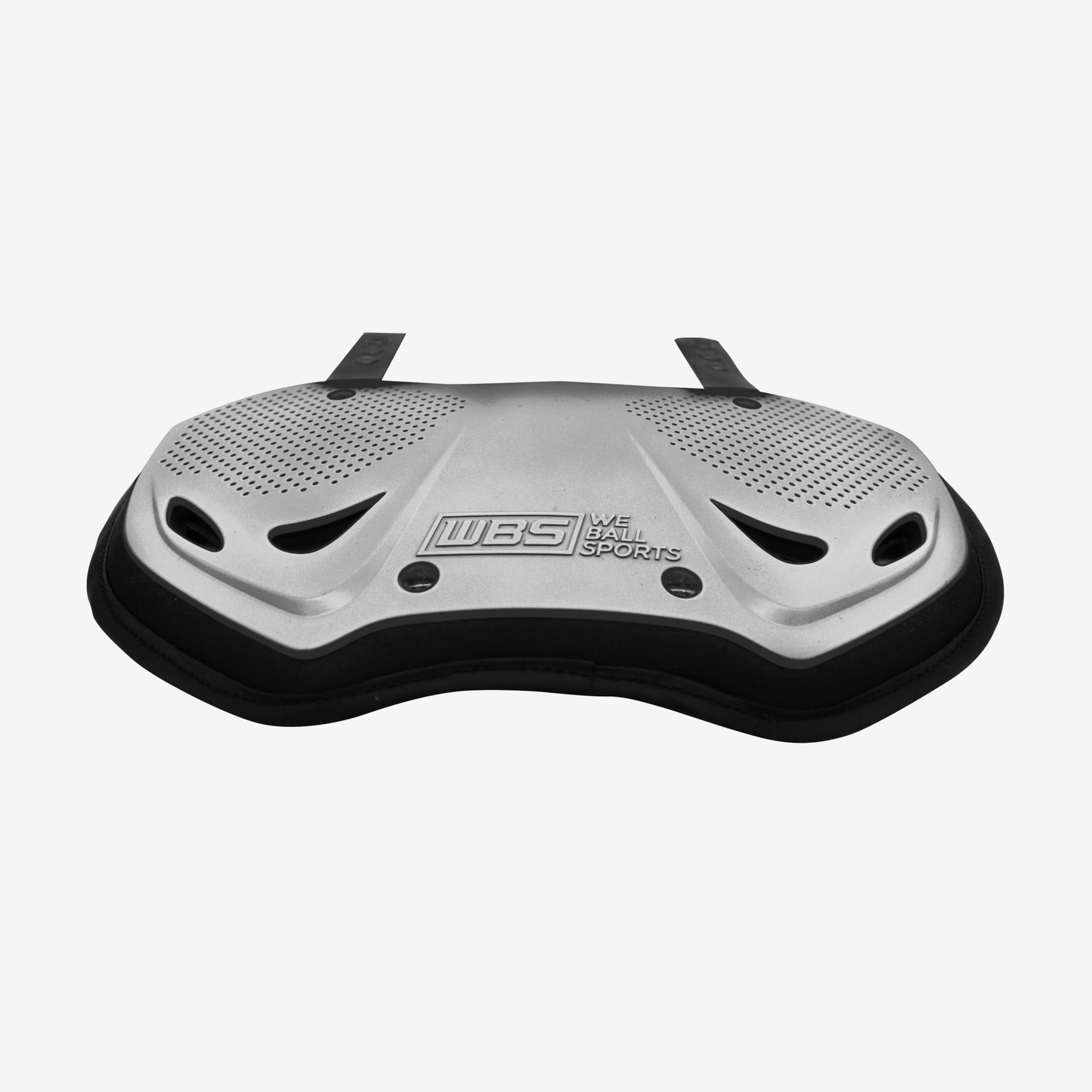 WE BALL SPORTS FOOTBALL BACK PLATE (SILVER) - We Ball Sports