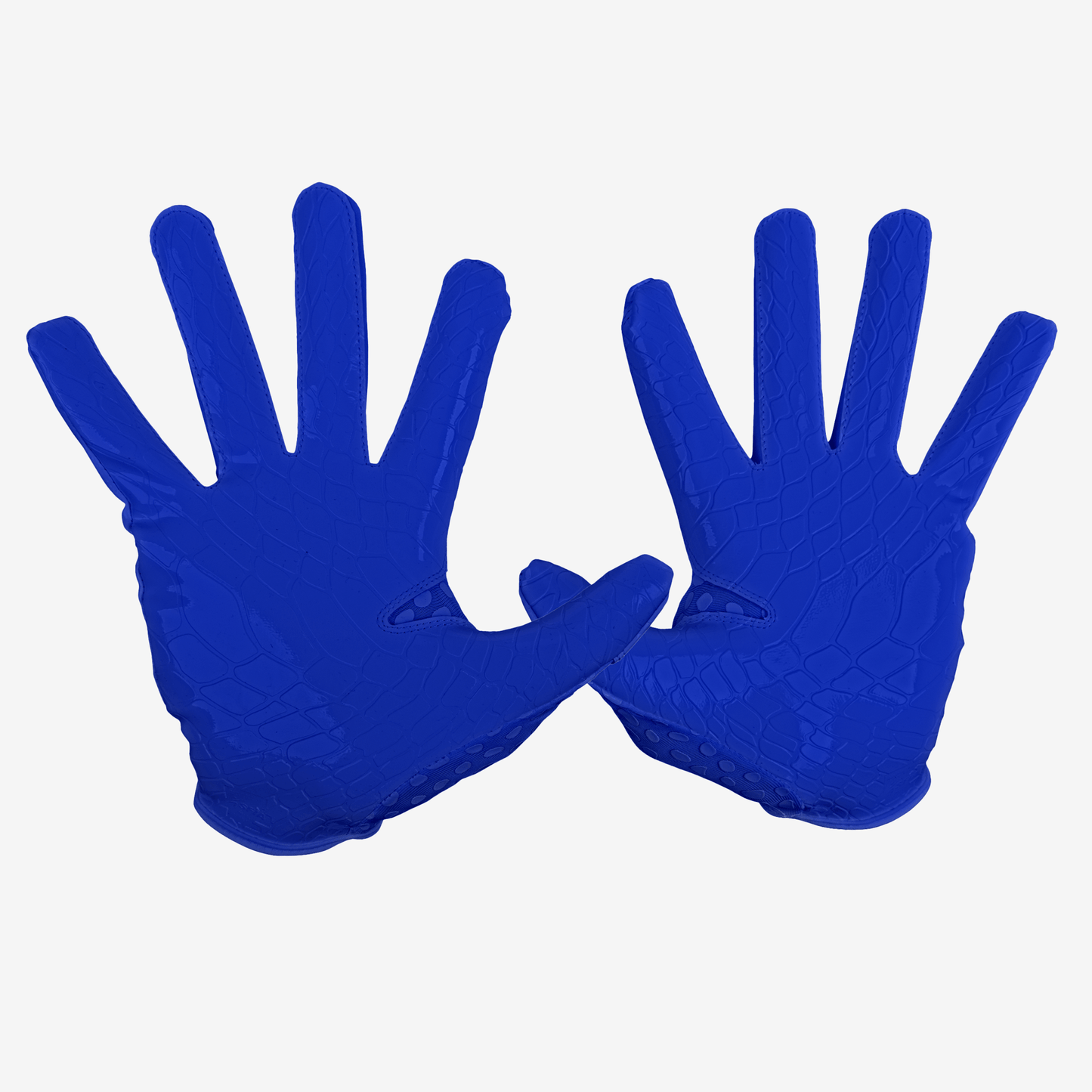 WE BALL SPORTS HYPR-GRIP FOOTBALL GLOVES (BLUE) - We Ball Sports