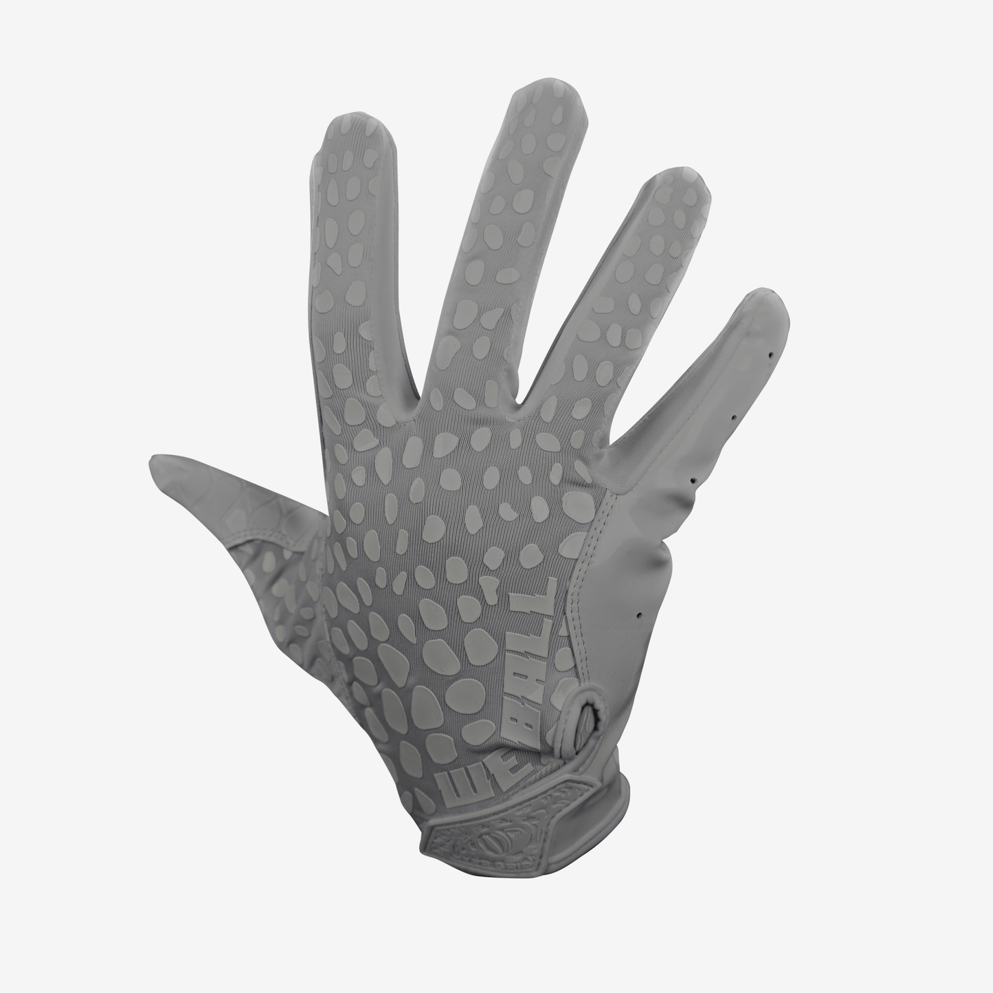 WE BALL SPORTS HYPR-GRIP FOOTBALL GLOVES (DARK GREY) - We Ball Sports