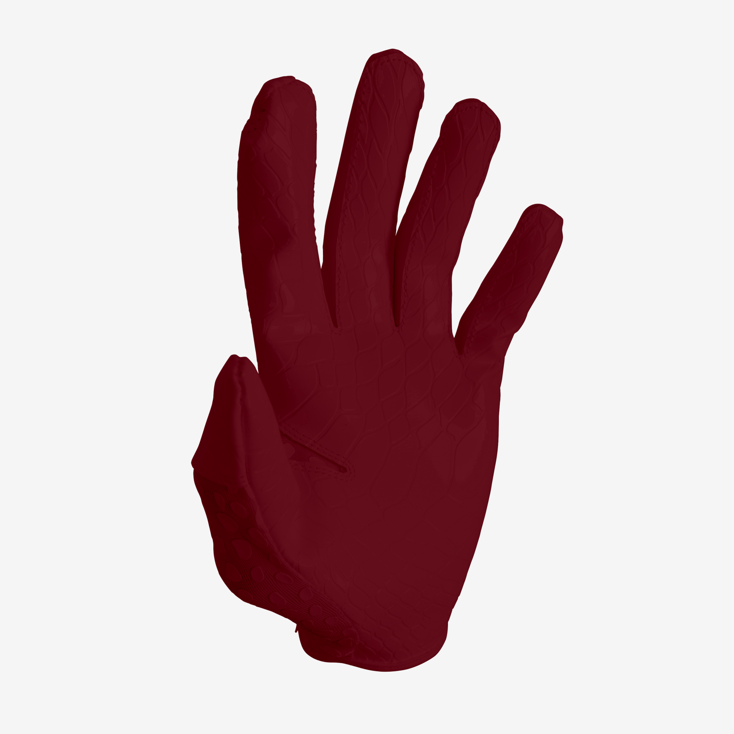 WE BALL SPORTS HYPR-GRIP FOOTBALL GLOVES (MAROON) - We Ball Sports