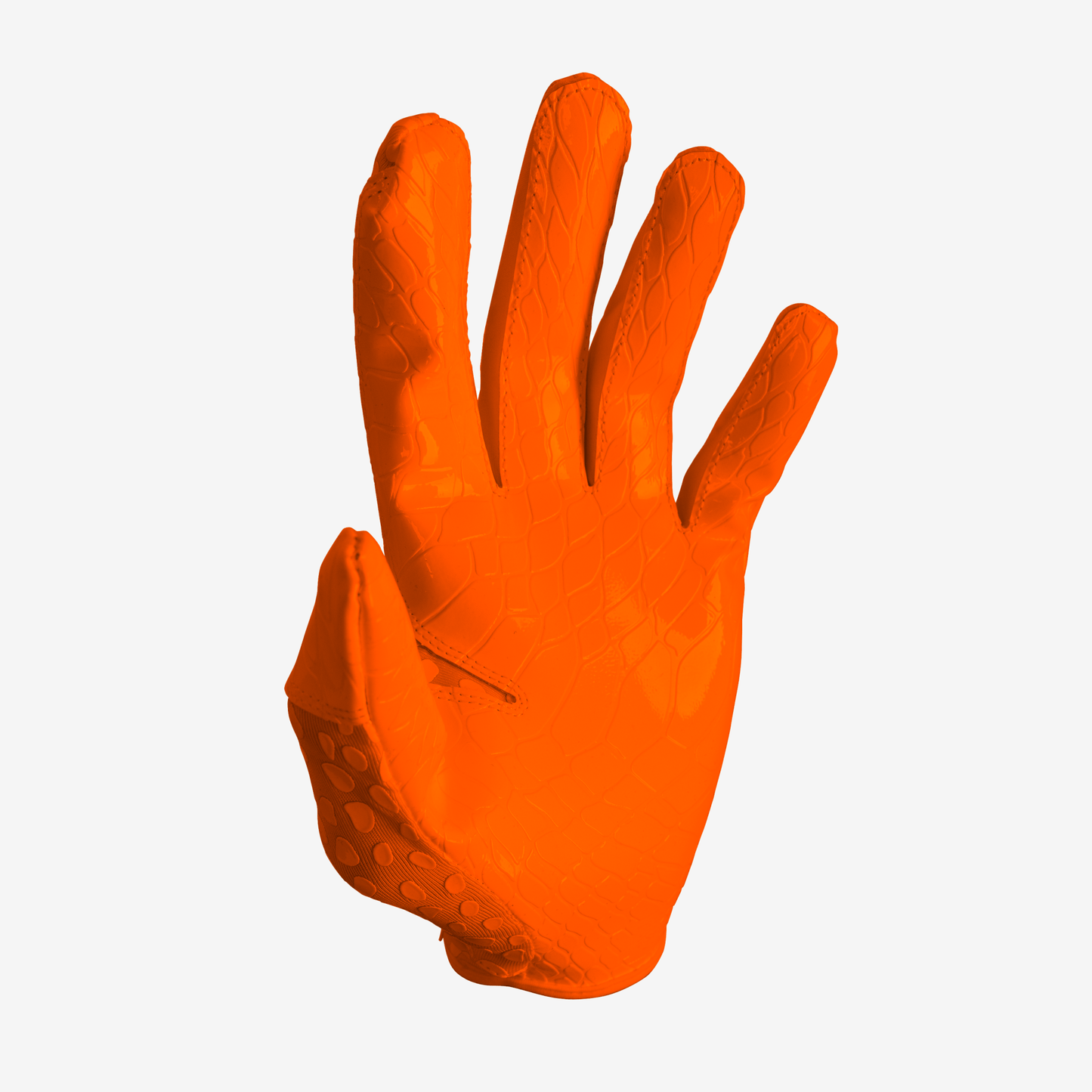 WE BALL SPORTS HYPR-GRIP FOOTBALL GLOVES (ORANGE) - We Ball Sports