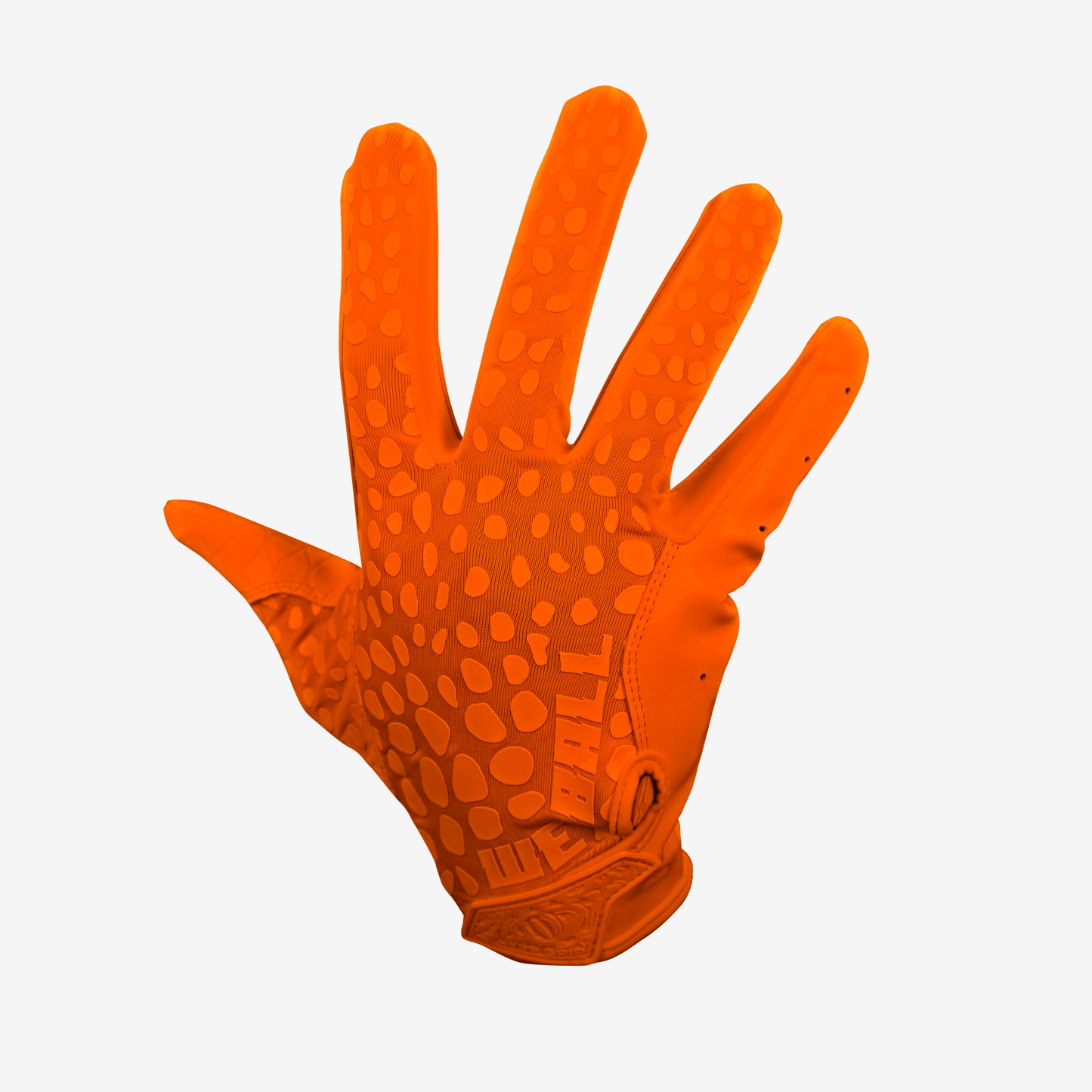 WE BALL SPORTS HYPR-GRIP FOOTBALL GLOVES (ORANGE) - We Ball Sports