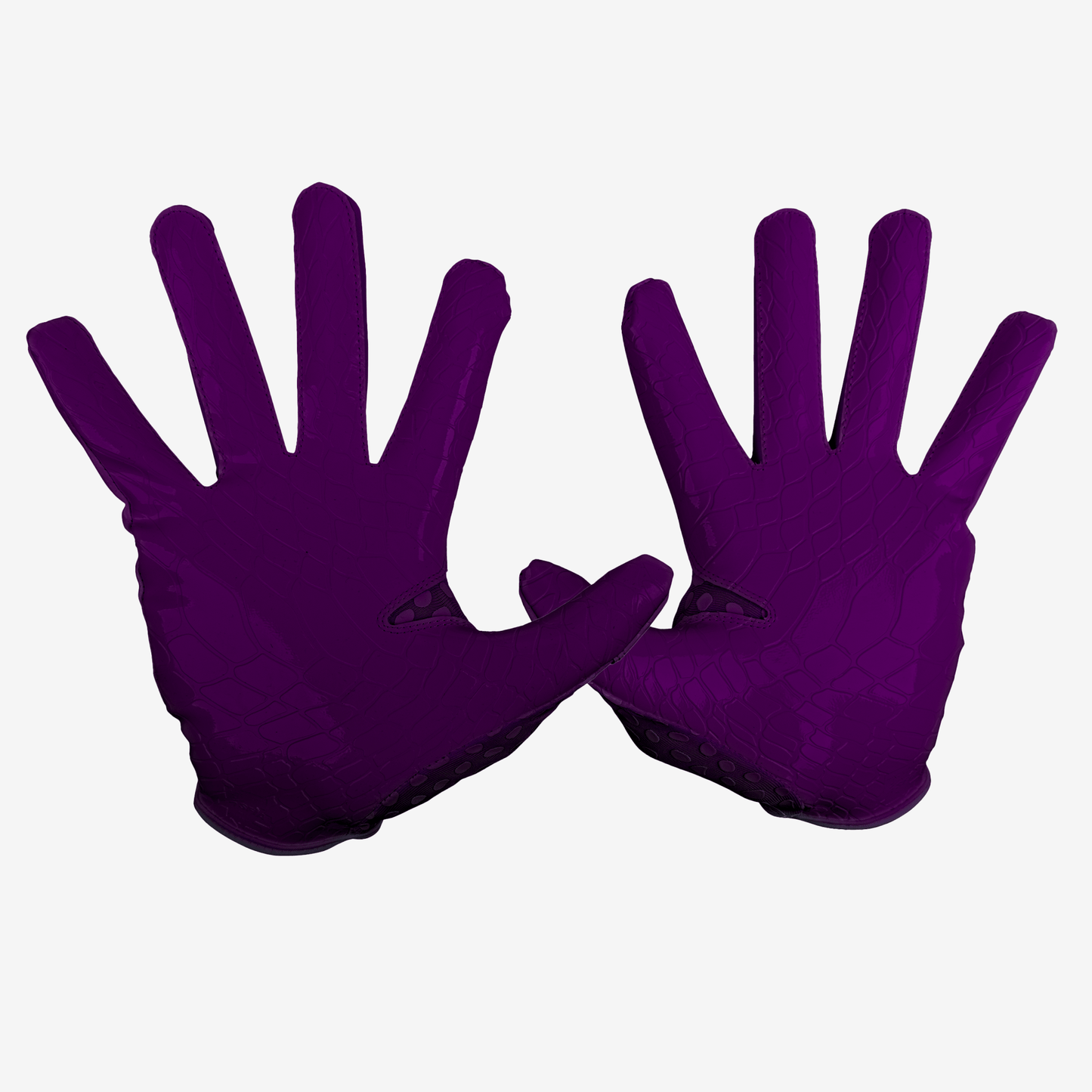 WE BALL SPORTS HYPR-GRIP FOOTBALL GLOVES (PURPLE) - We Ball Sports