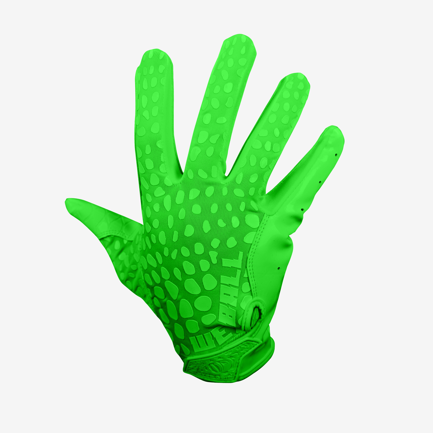 WE BALL SPORTS HYPR-GRIP FOOTBALL GLOVES (SLIME GREEN) - We Ball Sports