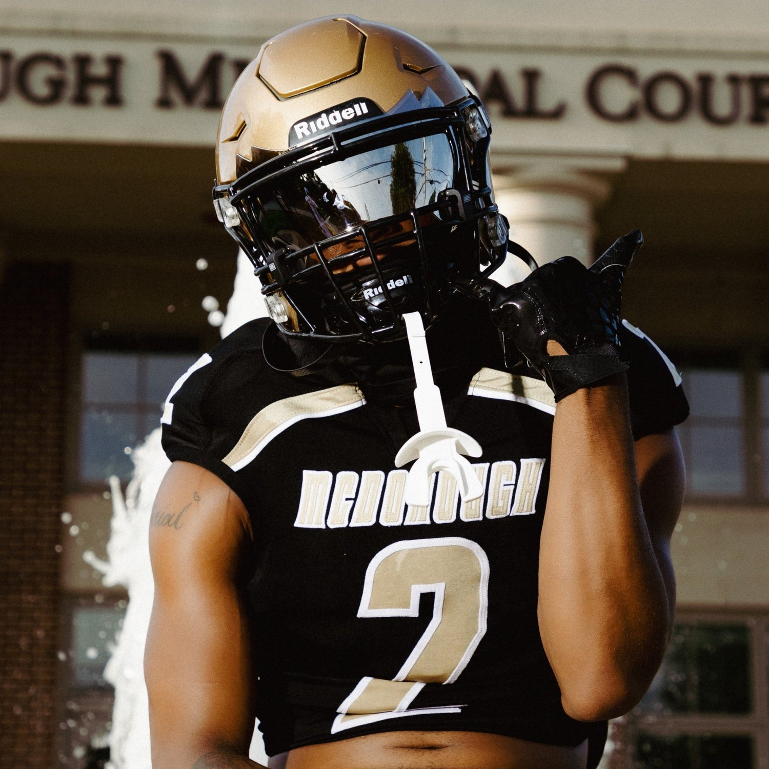 Shaded Football Visors We Ball Sports