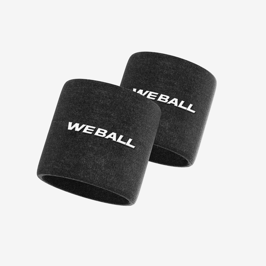 3" WRISTBANDS (BLACK, 2 - PACK) - We Ball Sports