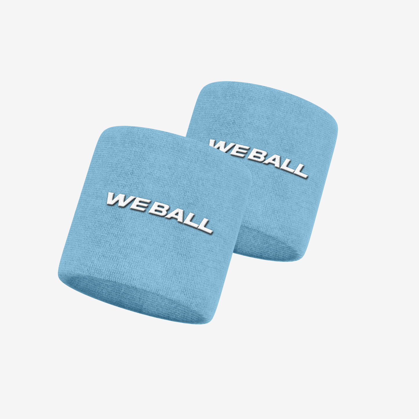 3" WRISTBANDS (CAROLINA BLUE, 2 - PACK) - We Ball Sports