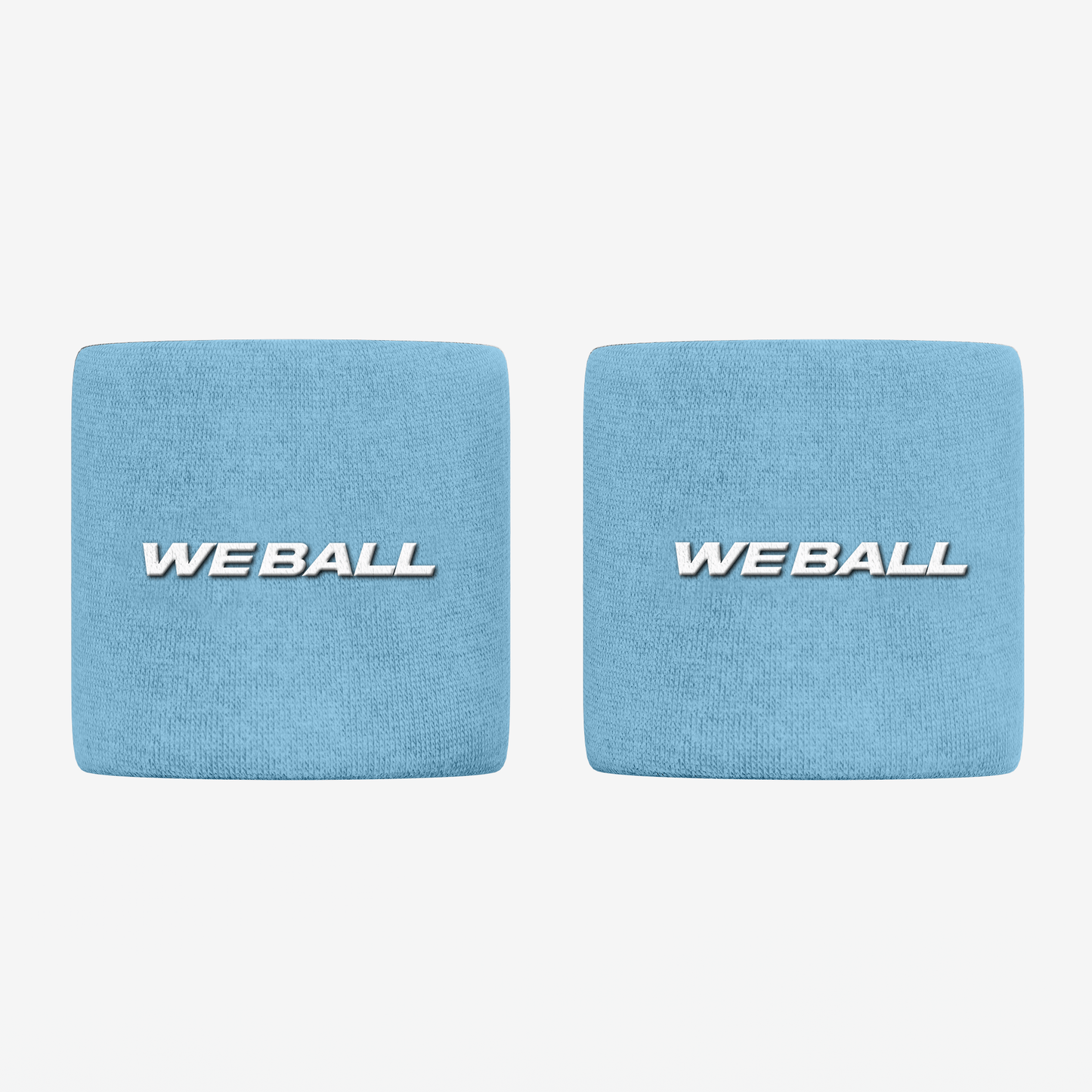 3" WRISTBANDS (CAROLINA BLUE, 2 - PACK) - We Ball Sports