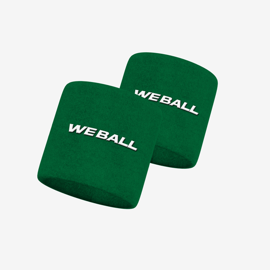 3" WRISTBANDS (GREEN, 2 - PACK) - We Ball Sports