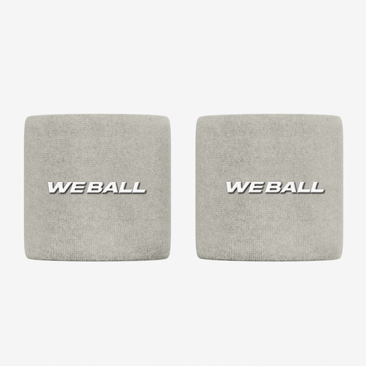 3" WRISTBANDS (GREY, 2 - PACK) - We Ball Sports