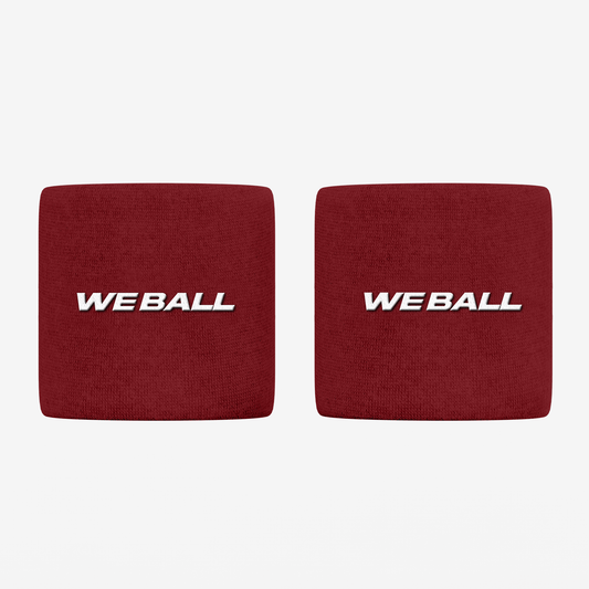 3" WRISTBANDS (MAROON, 2 - PACK) - We Ball Sports