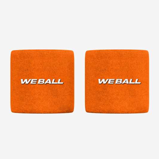 3" WRISTBANDS (ORANGE, 2 - PACK) - We Ball Sports