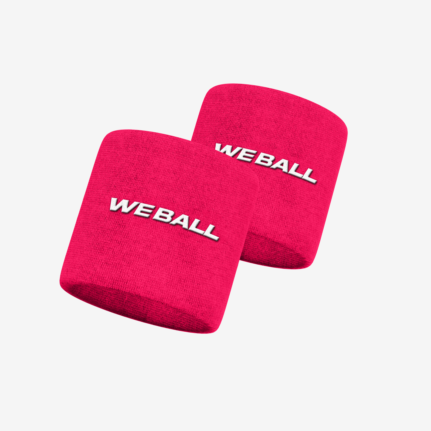 3" WRISTBANDS (PINK, 2 - PACK) - We Ball Sports