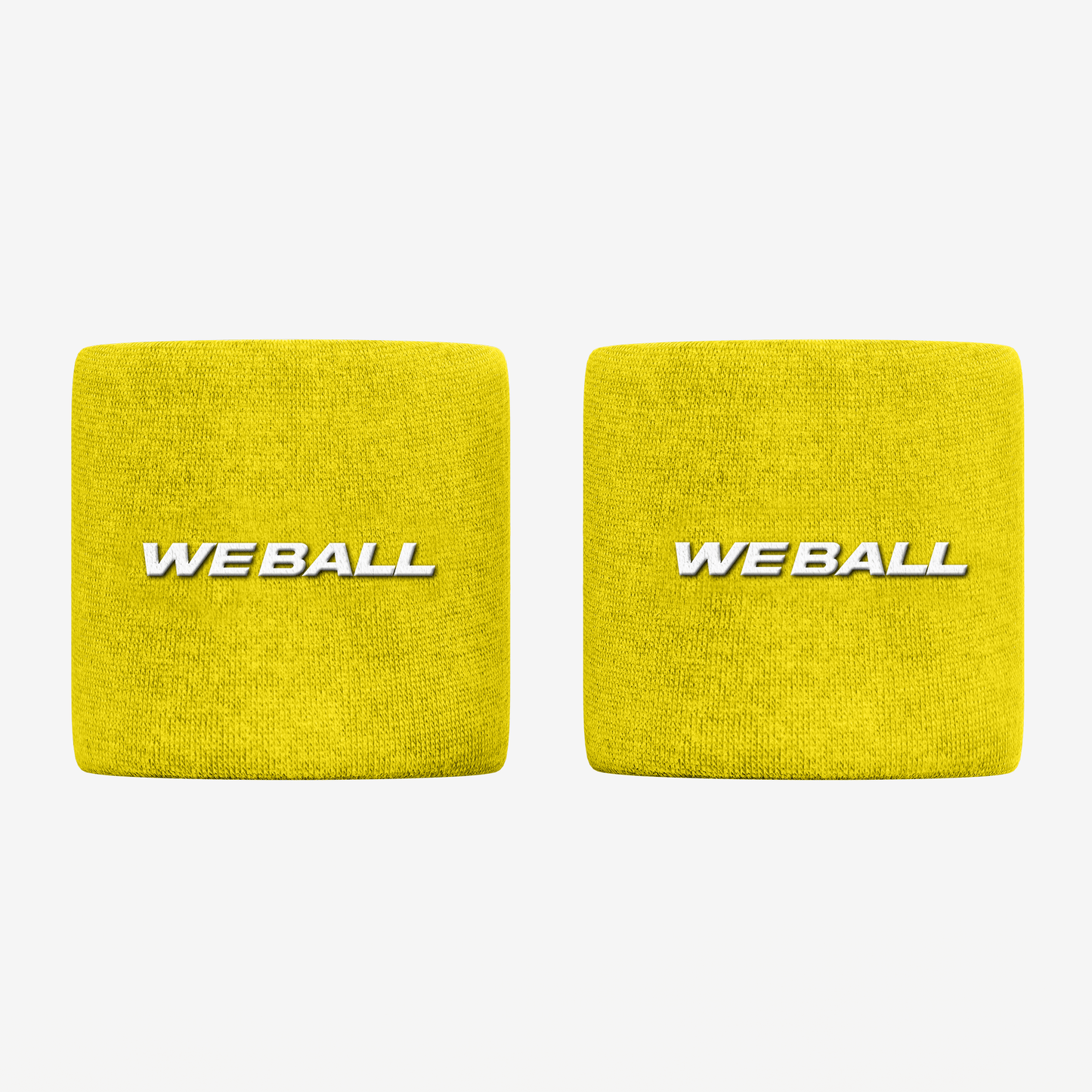 3" WRISTBANDS (YELLOW, 2 - PACK) - We Ball Sports