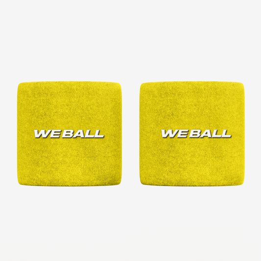 3" WRISTBANDS (YELLOW, 2 - PACK) - We Ball Sports