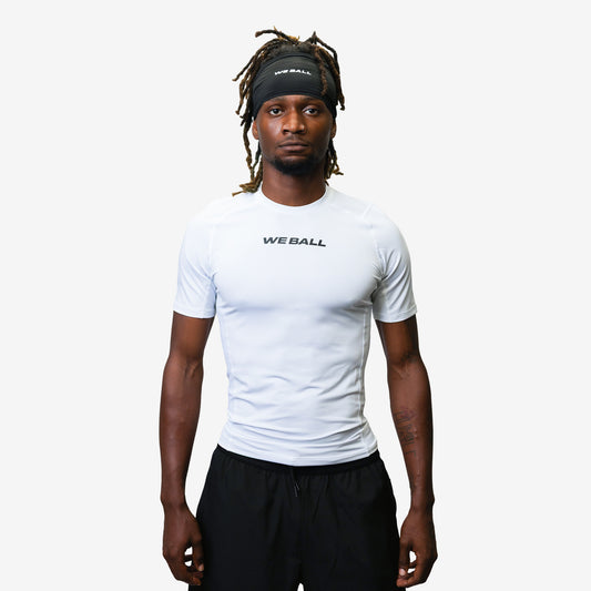 COMPRESSION SHORT SLEEVE T-SHIRT (WHITE)
