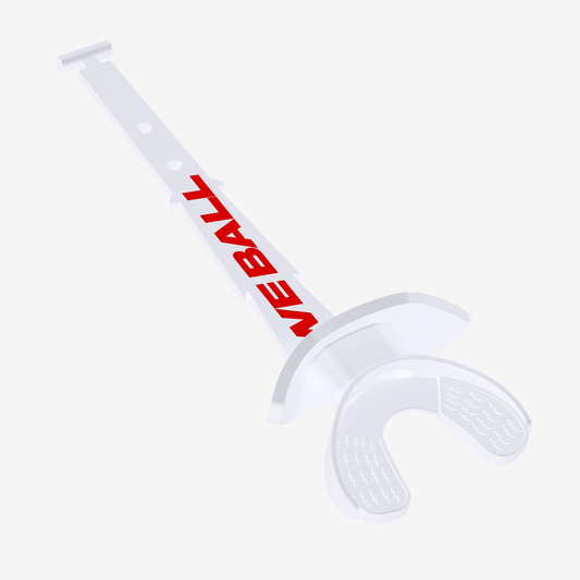 HYPR-FLOW MOUTHGUARD (WHITE/RED)