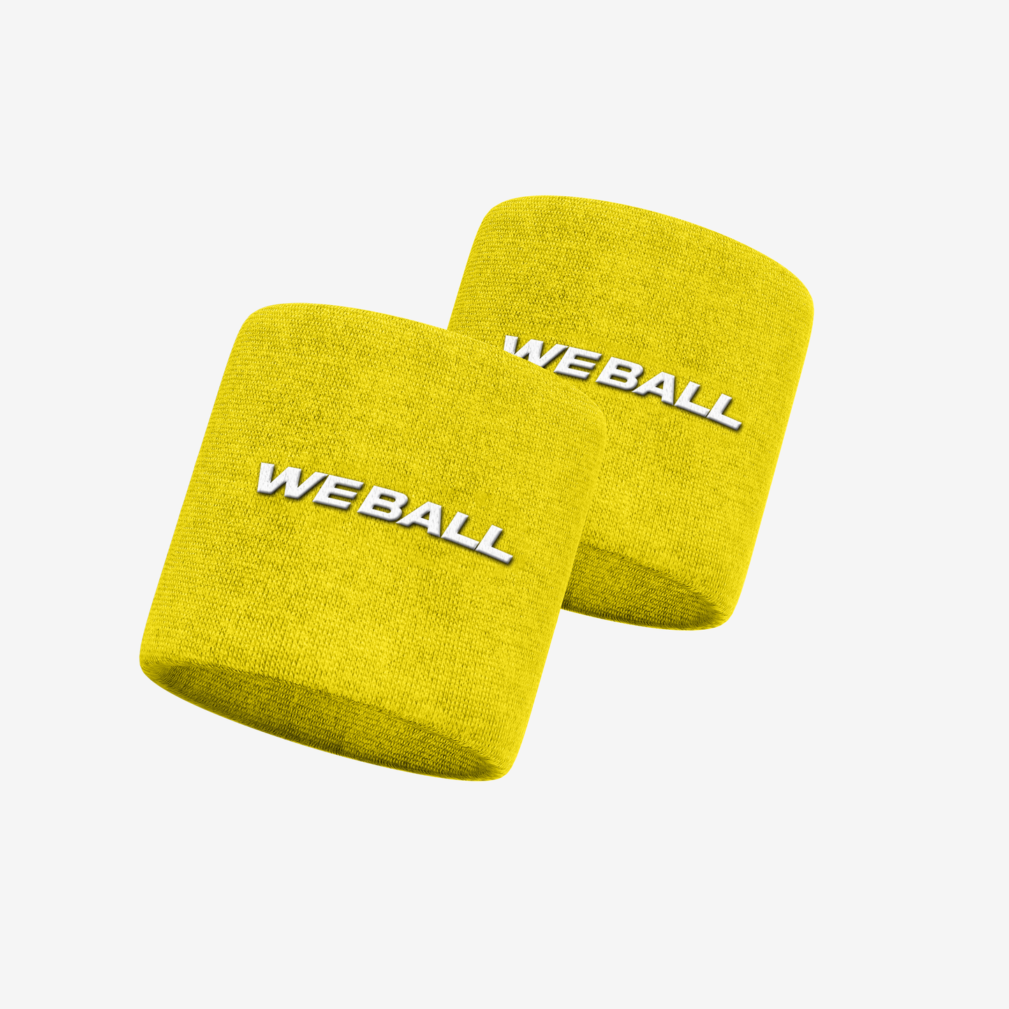 3" WRISTBANDS (YELLOW, 2-PACK)