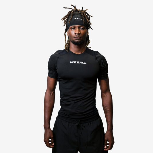 COMPRESSION SHORT SLEEVE T-SHIRT (BLACK)