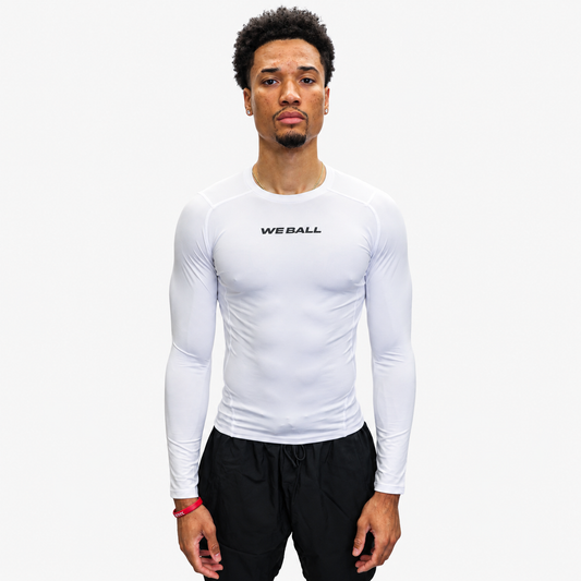 COMPRESSION LONG SLEEVE T-SHIRT (WHITE)