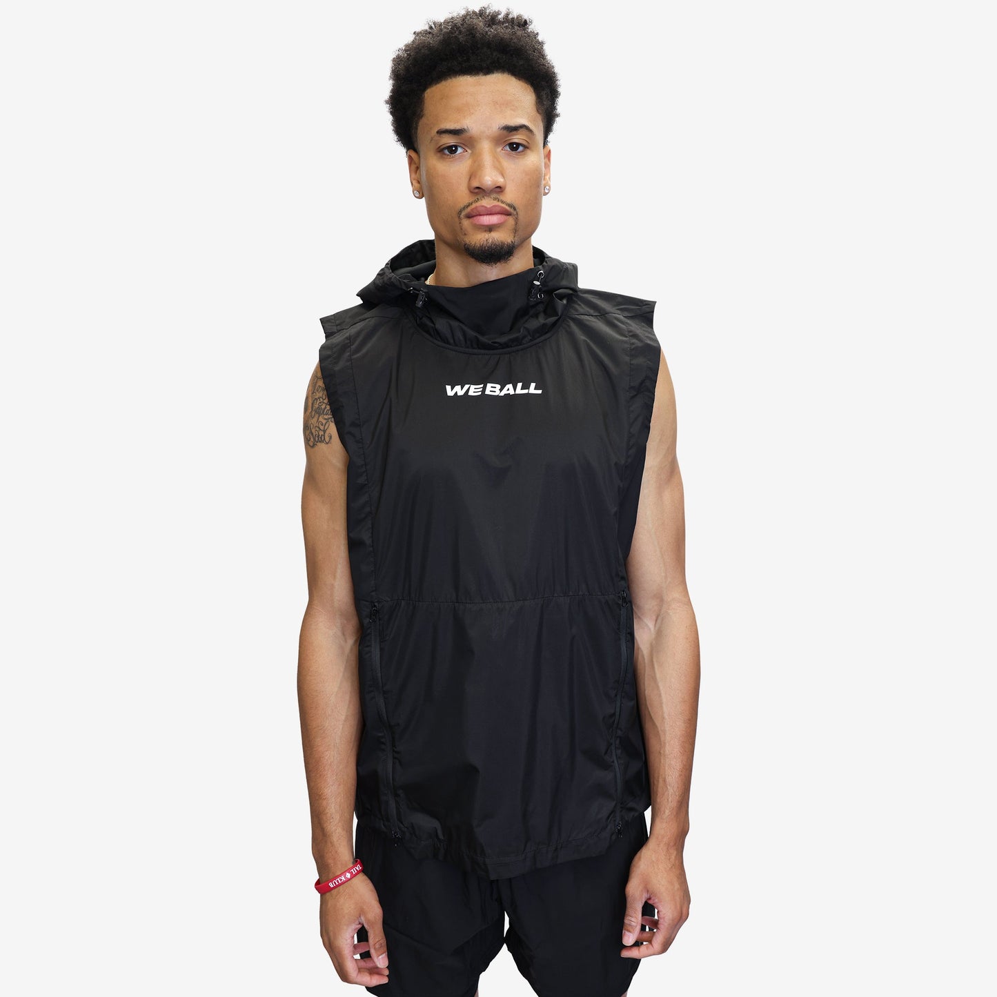 ASTRO HOOD CUT - OFF THROWOVER (BLACK) - We Ball Sports