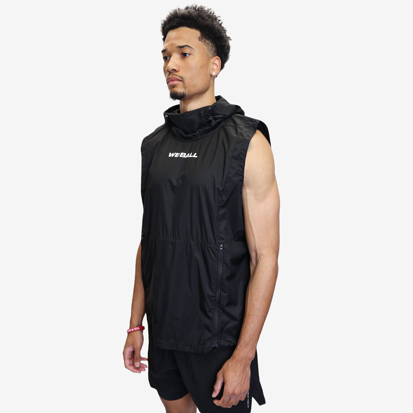 ASTRO HOOD CUT - OFF THROWOVER (BLACK) - We Ball Sports