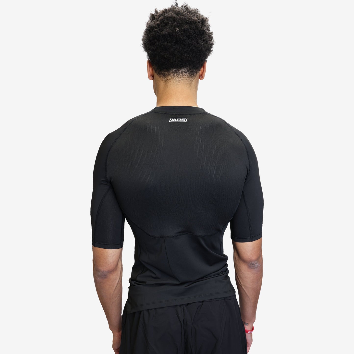 COMPRESSION HALF SLEEVE T - SHIRT (BLACK) - We Ball Sports