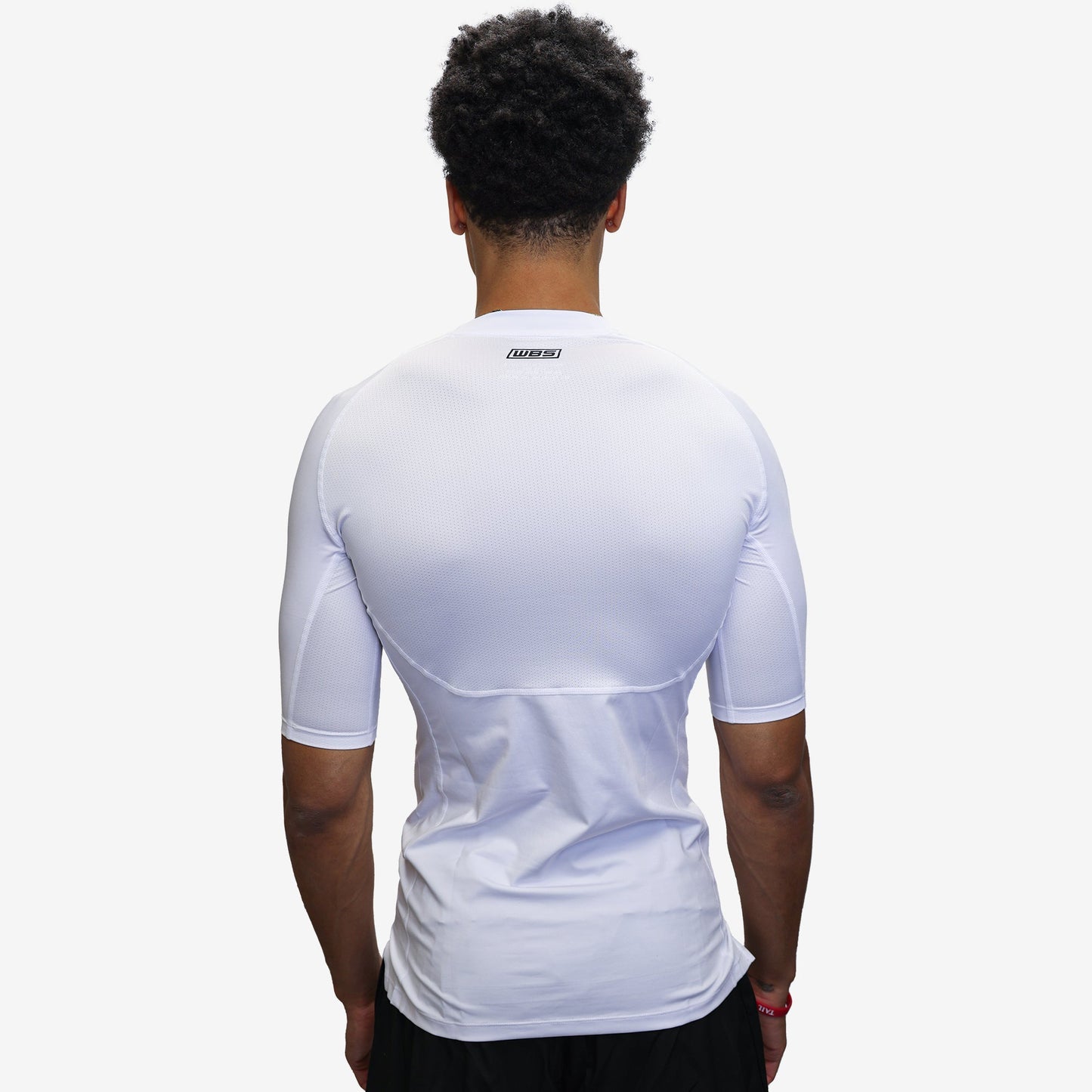 COMPRESSION HALF SLEEVE T - SHIRT (WHITE) - We Ball Sports