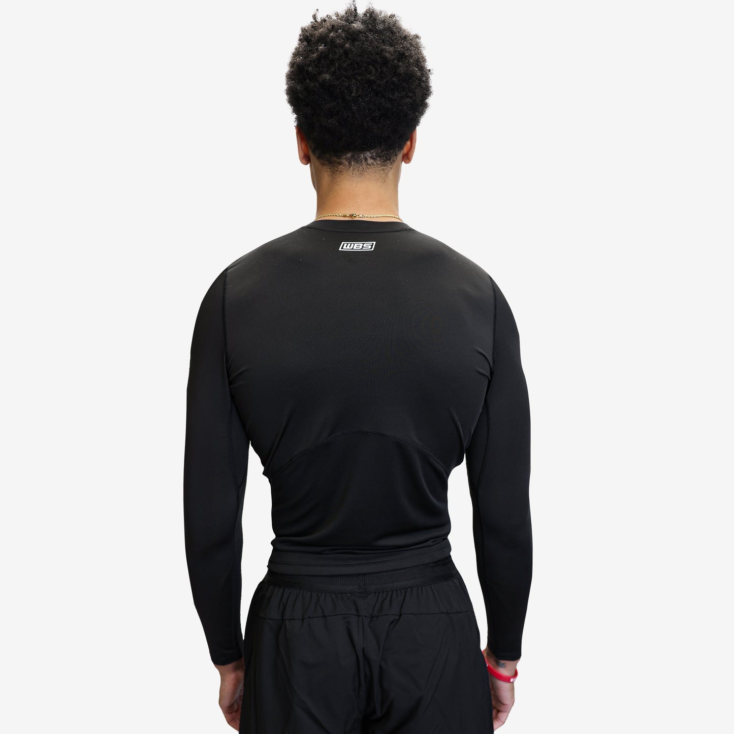 COMPRESSION LONG SLEEVE T - SHIRT (BLACK) - We Ball Sports