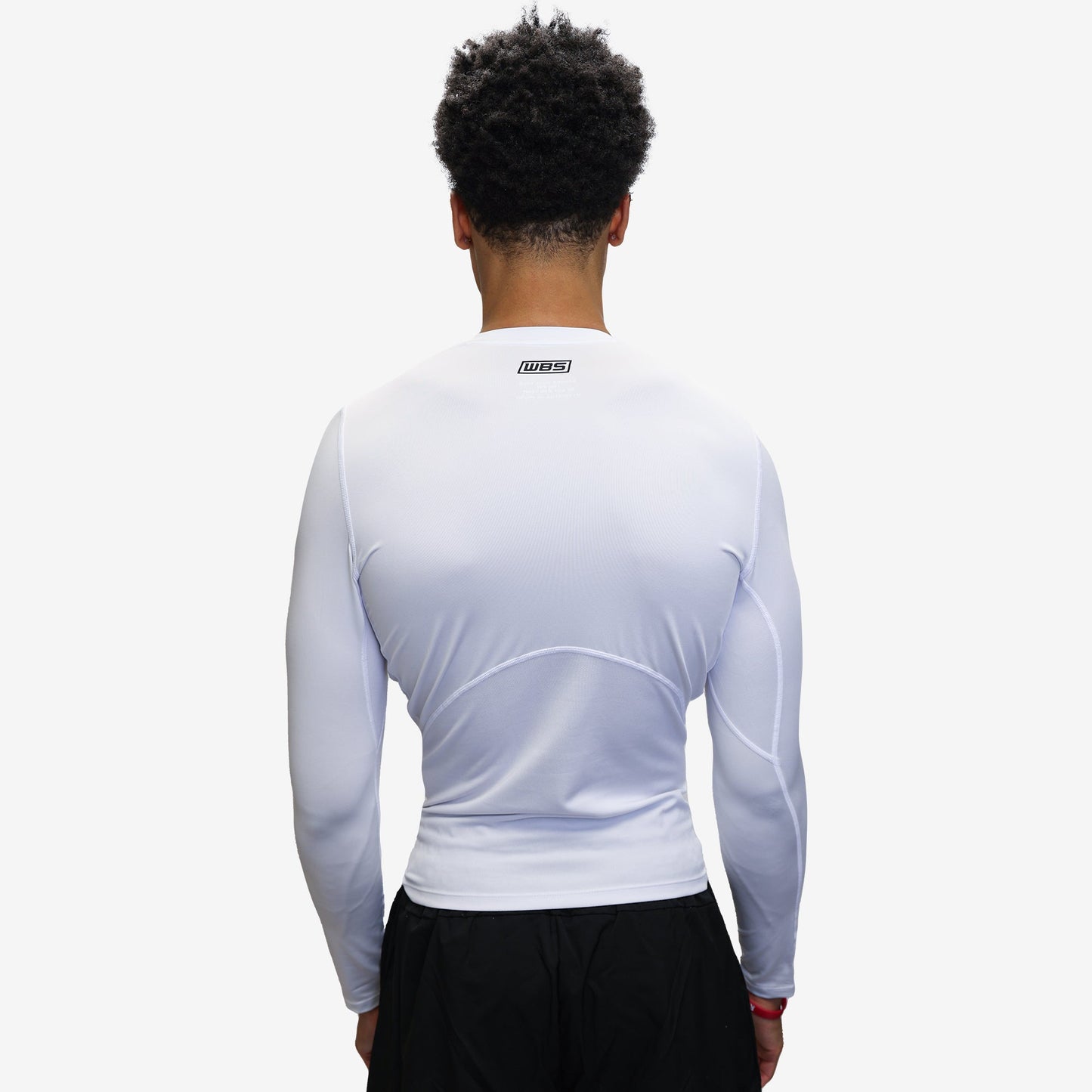 COMPRESSION LONG SLEEVE T - SHIRT (WHITE) - We Ball Sports