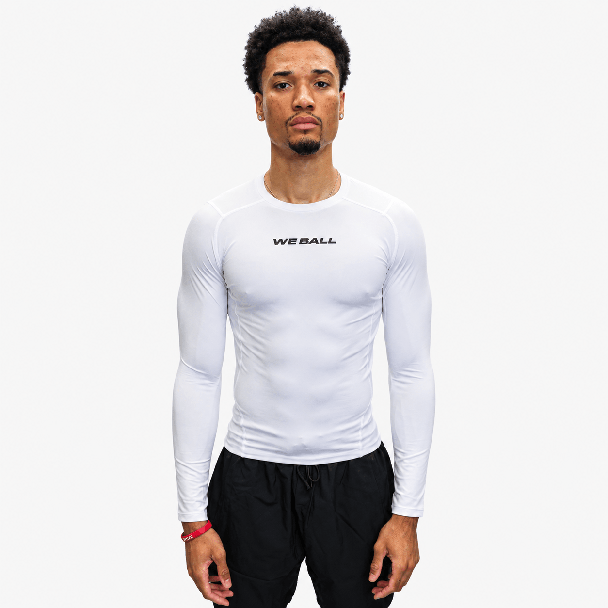 COMPRESSION LONG SLEEVE T-SHIRT (WHITE) - We Ball Sports