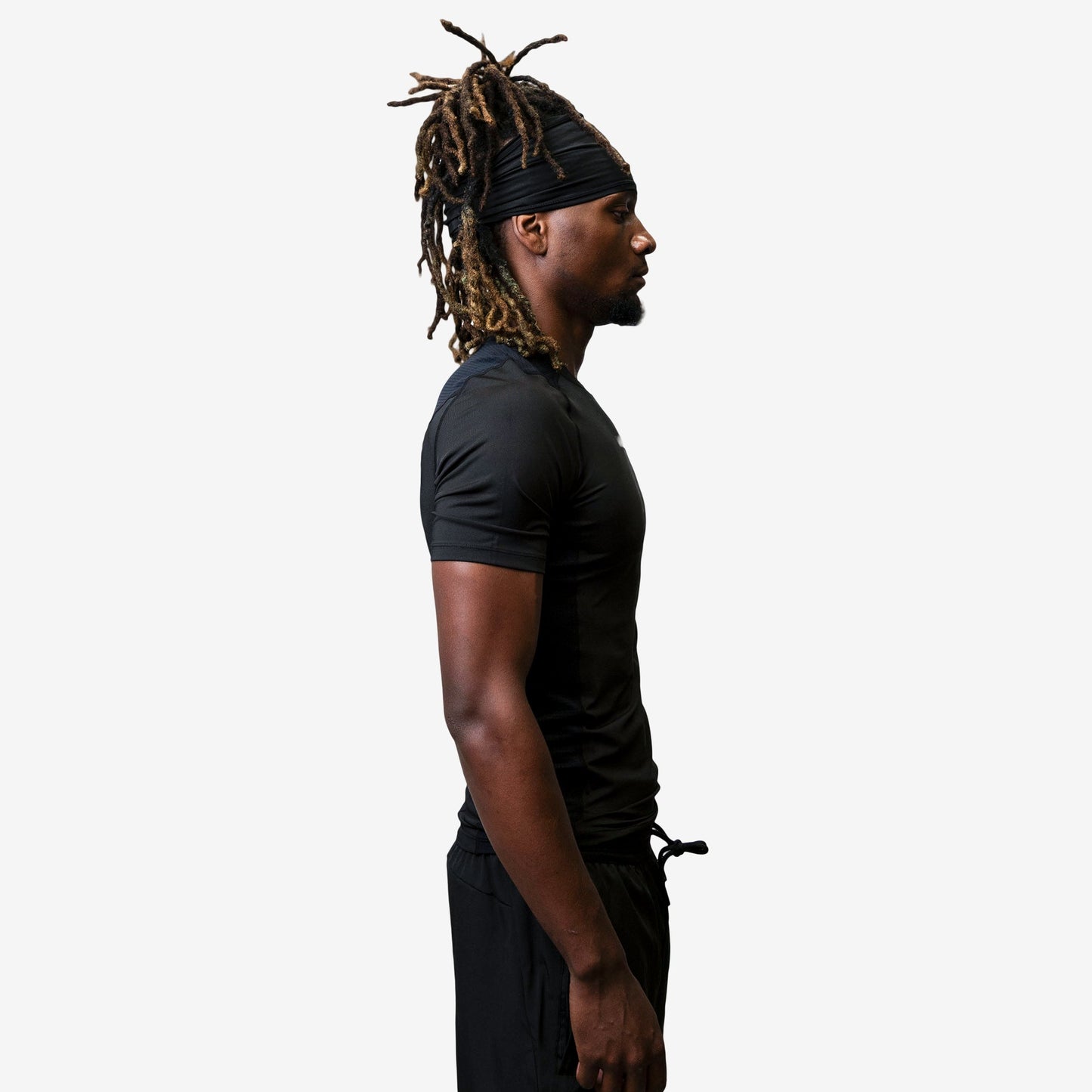 COMPRESSION SHORT SLEEVE T - SHIRT (BLACK) - We Ball Sports