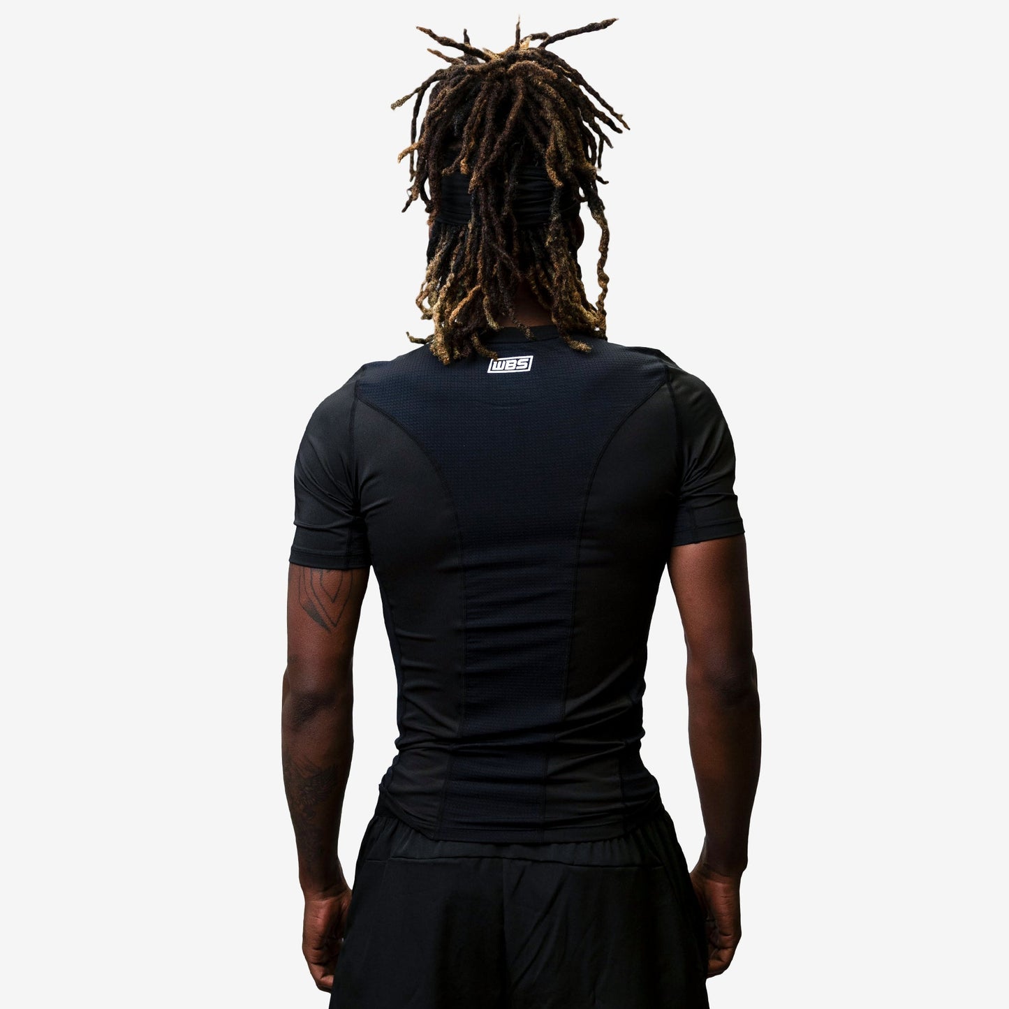 COMPRESSION SHORT SLEEVE T - SHIRT (BLACK) - We Ball Sports