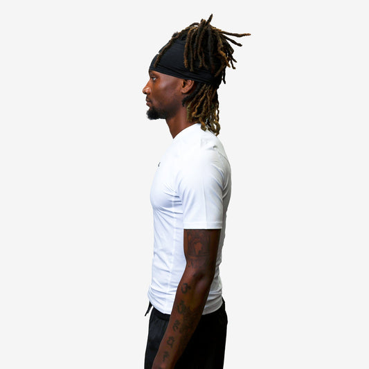 COMPRESSION SHORT SLEEVE T - SHIRT (WHITE) - We Ball Sports