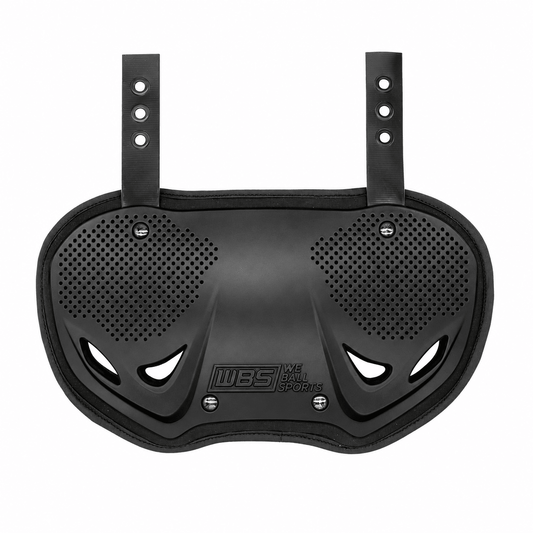 FOOTBALL BACK PLATE (MATTE BLACK) - We Ball Sports