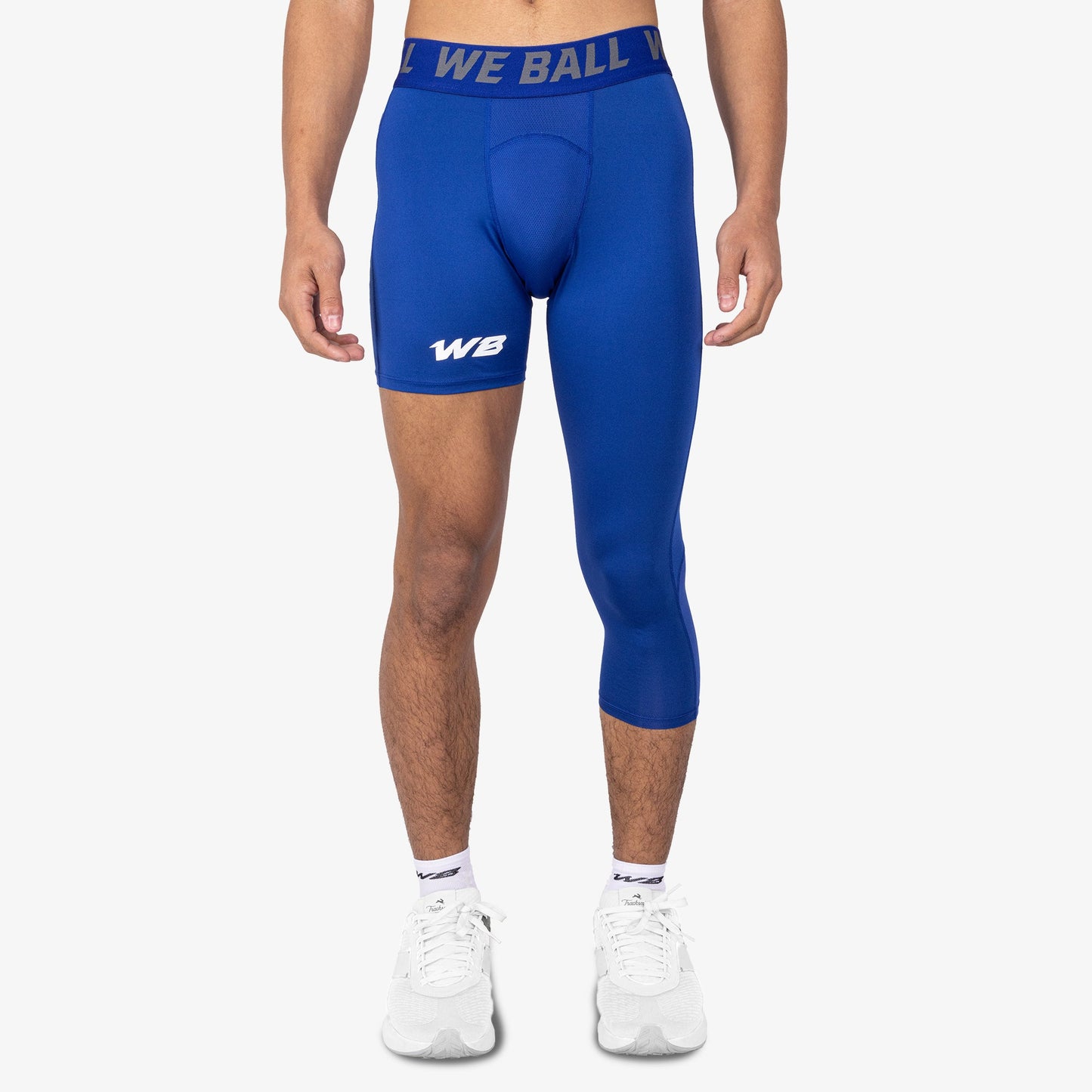 ISO LEG WBTECH™ 3/4 TIGHTS (BLUE) - We Ball Sports