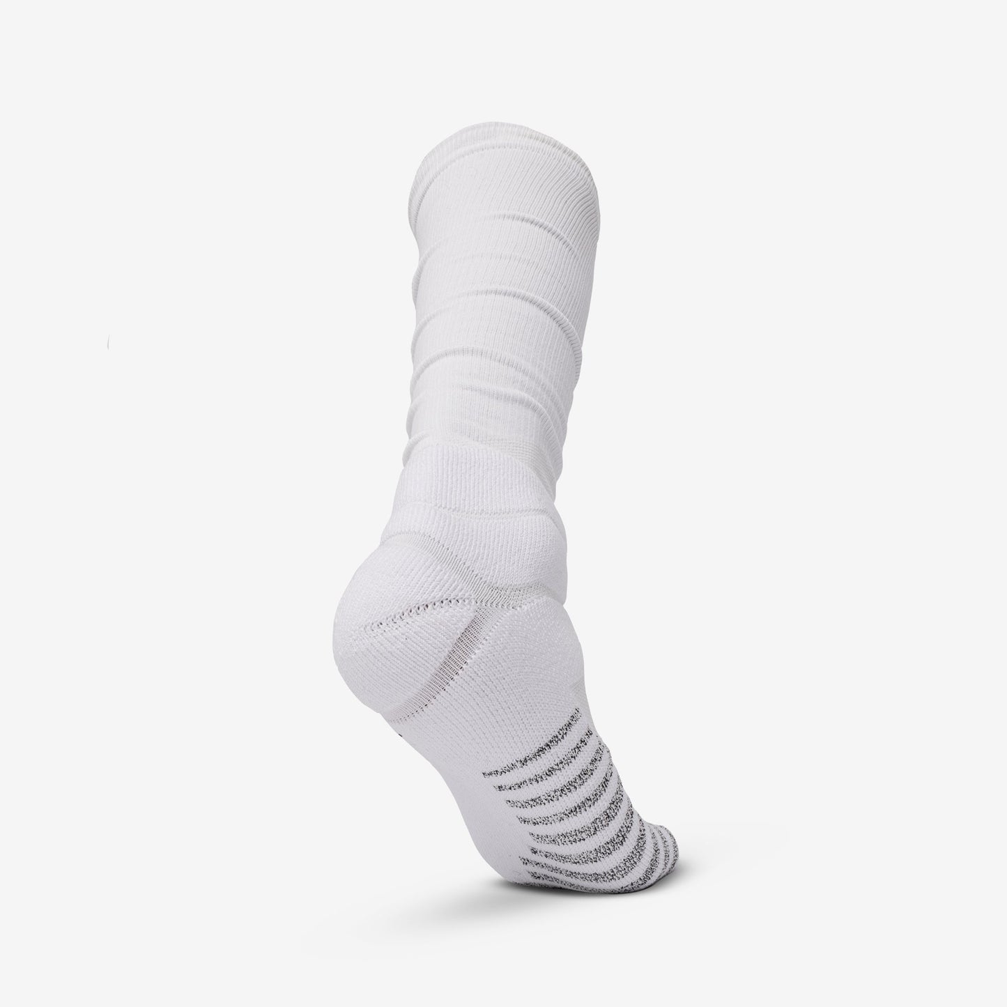 PADDED GRIP LONG SOCKS (WHITE) - We Ball Sports