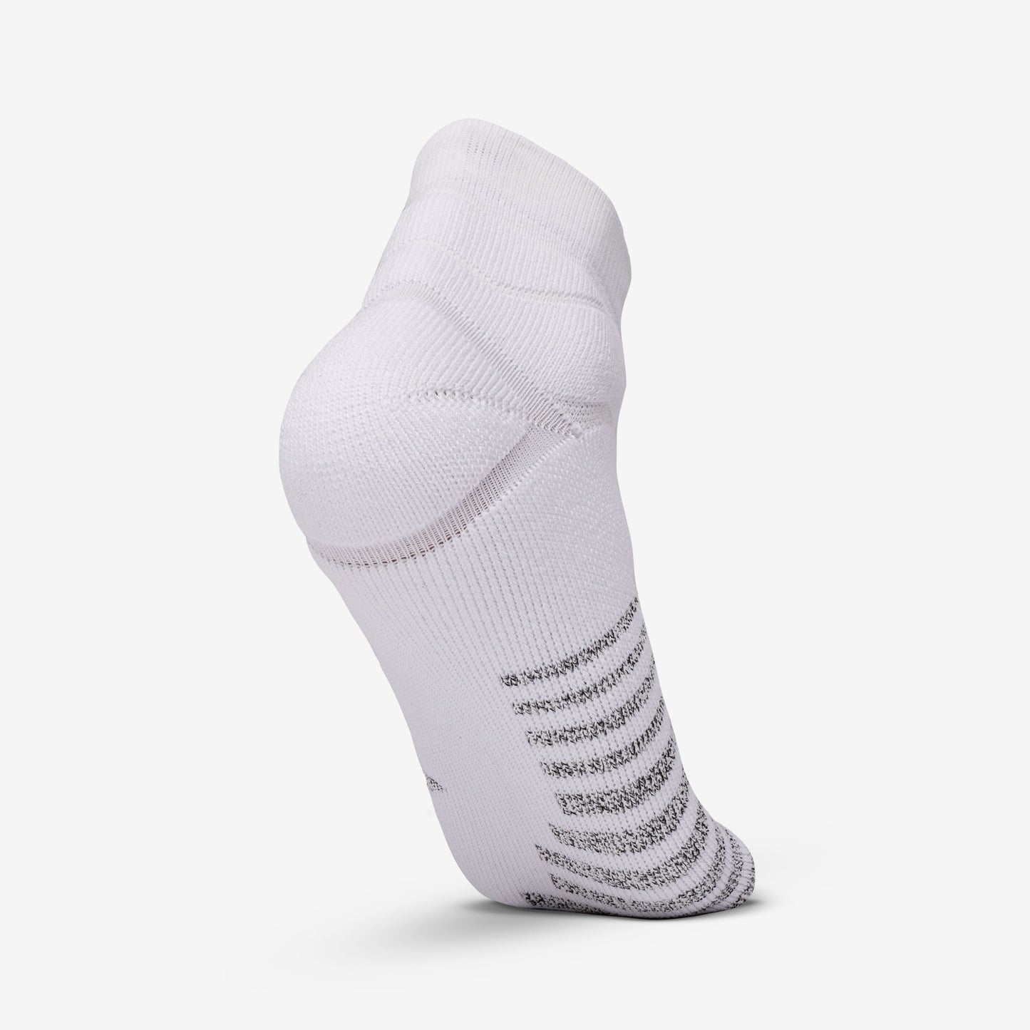 PADDED GRIP QTR SOCKS (WHITE) - We Ball Sports