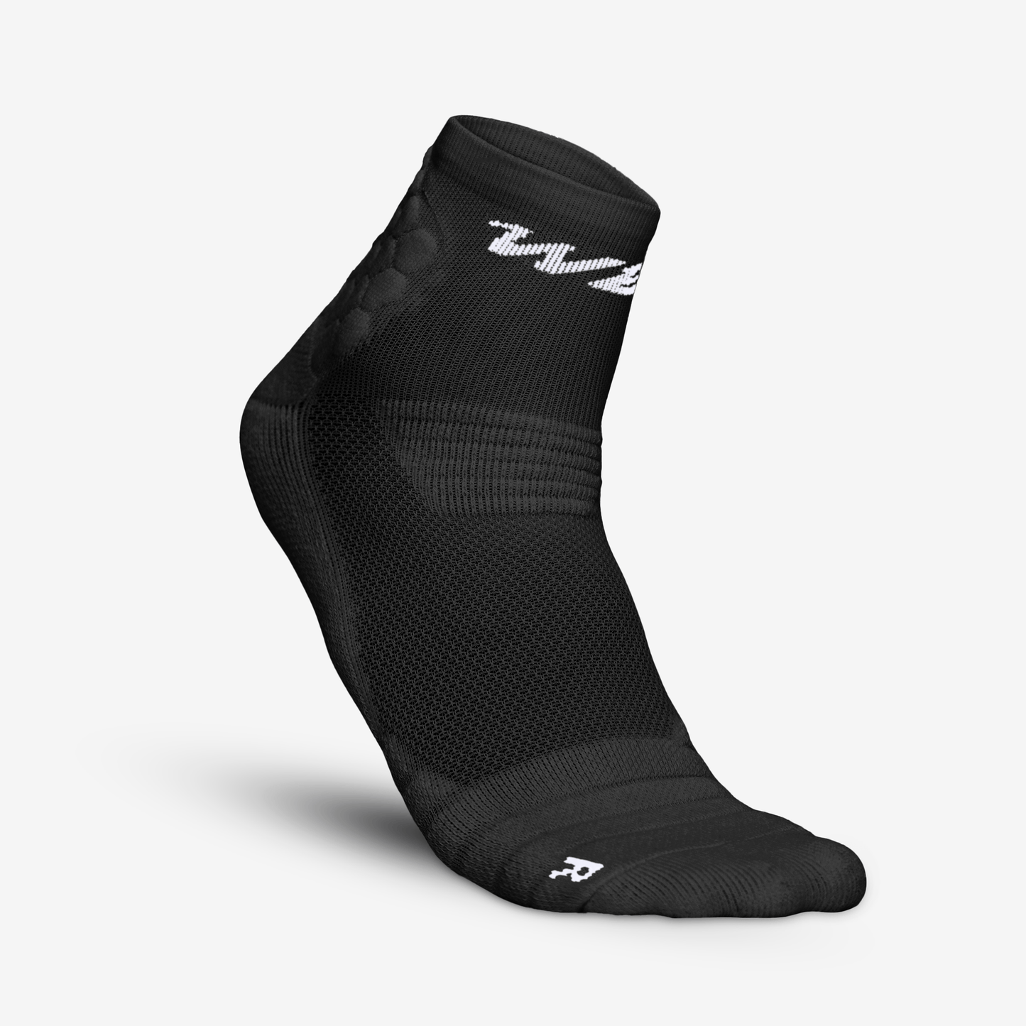 PADDED QTR SOCKS 2.0 (BLACK) - We Ball Sports