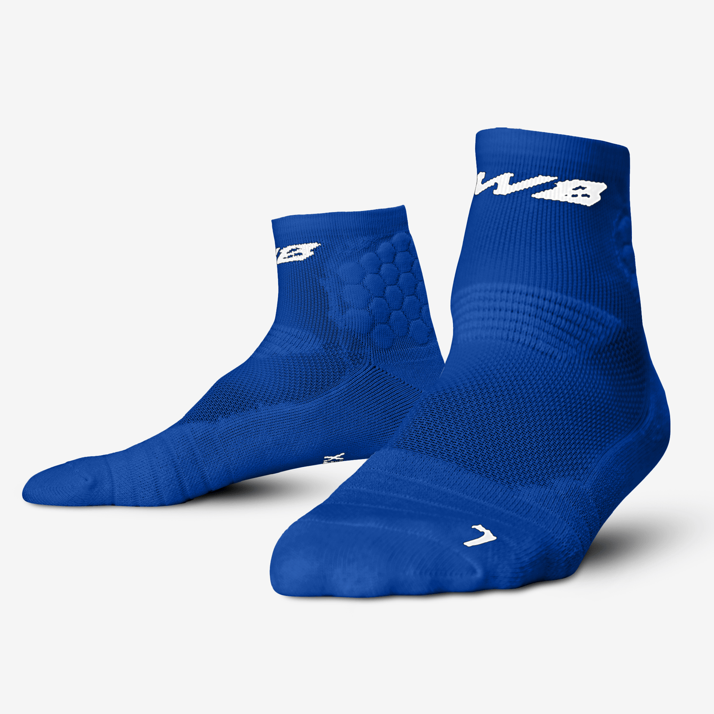 PADDED QTR SOCKS 2.0 (BLUE) - We Ball Sports