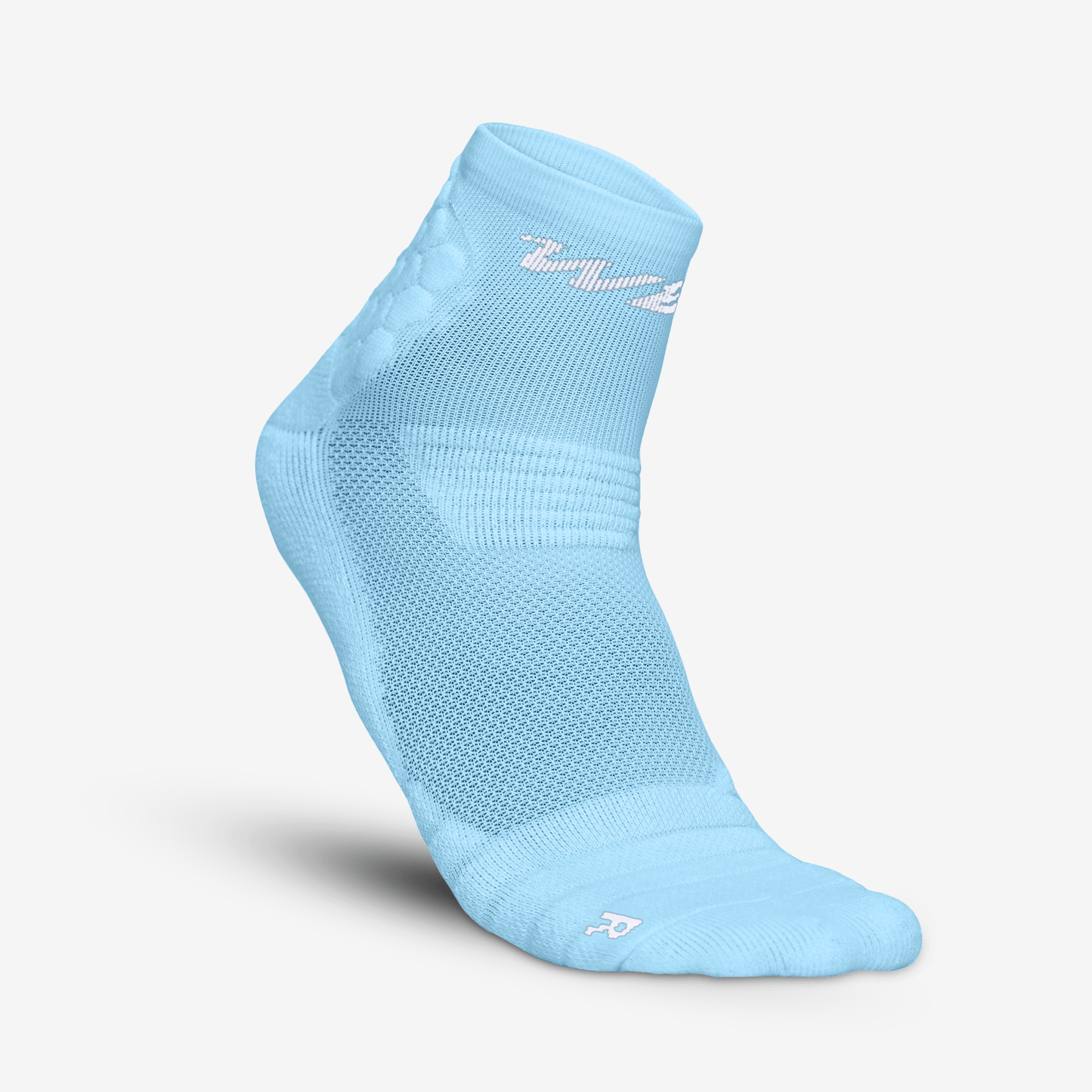 PADDED QTR SOCKS 2.0 (CAROLINA BLUE) - We Ball Sports