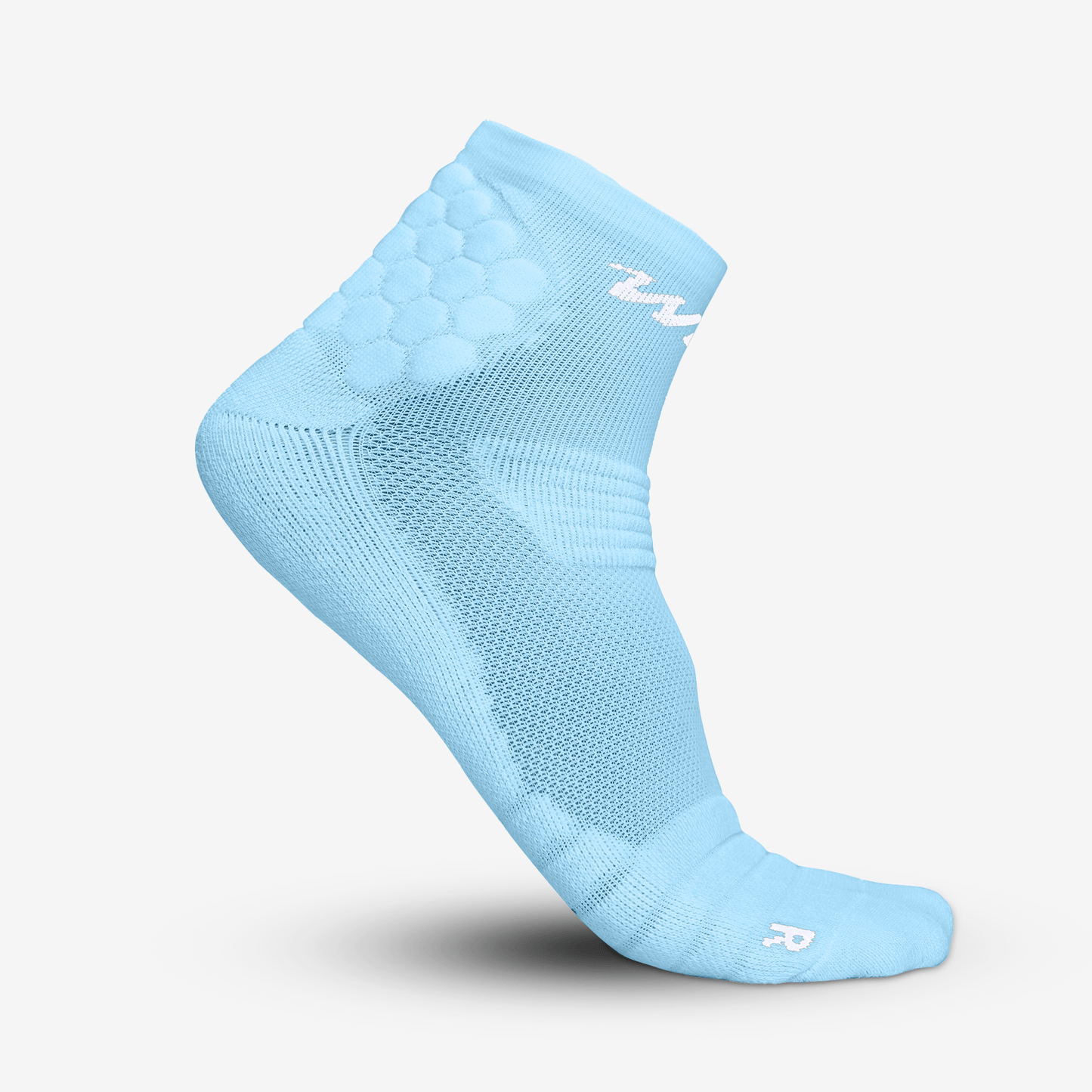 PADDED QTR SOCKS 2.0 (CAROLINA BLUE) - We Ball Sports