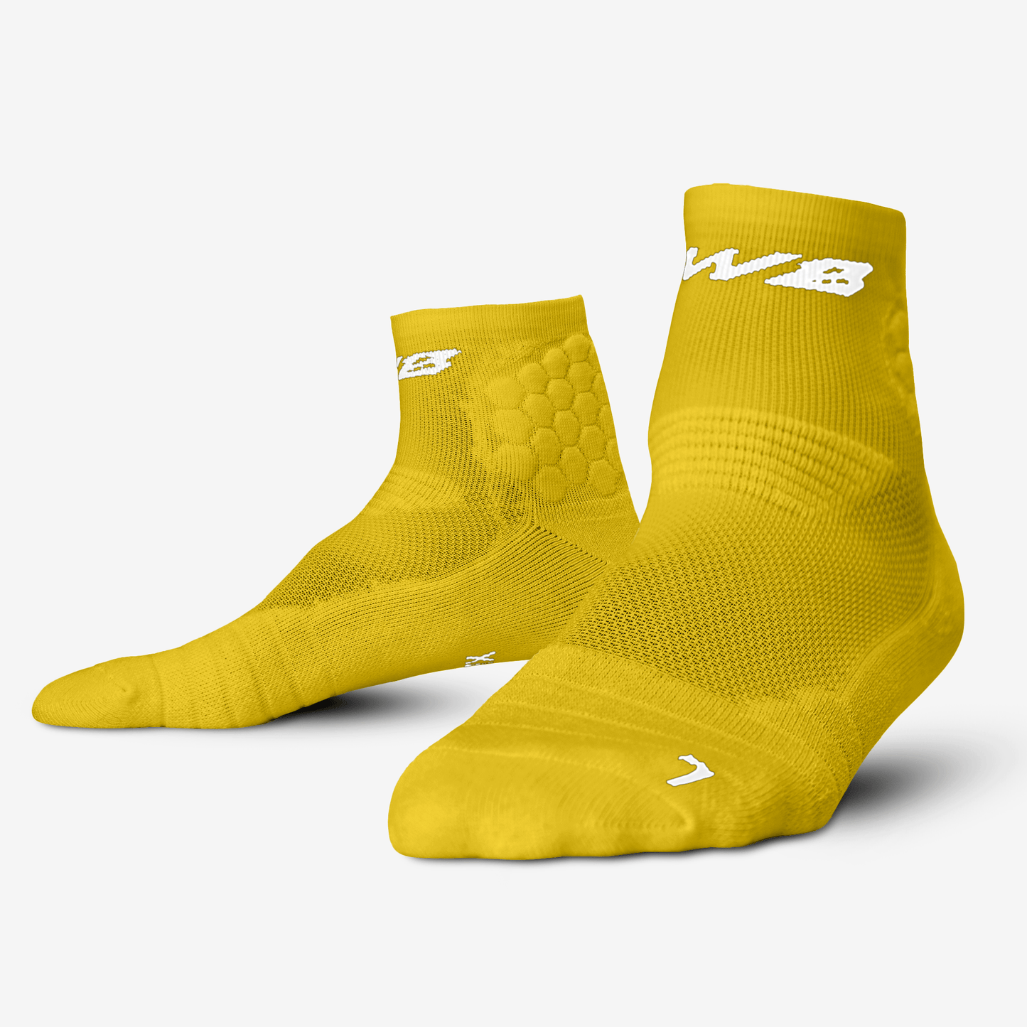 PADDED QTR SOCKS 2.0 (GOLD) - We Ball Sports